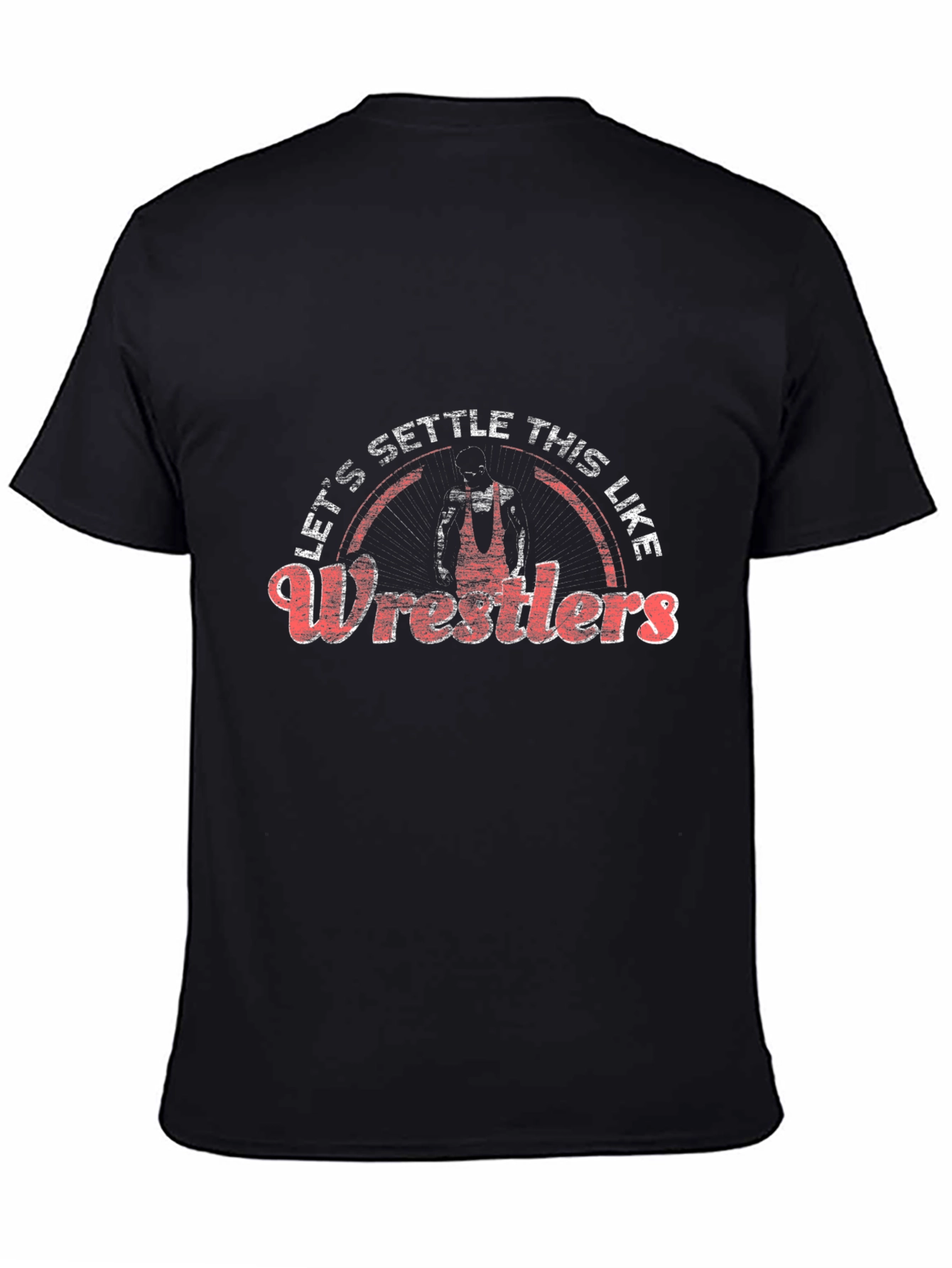 Wrestling Graphic T-Shirt: Lets Settle This