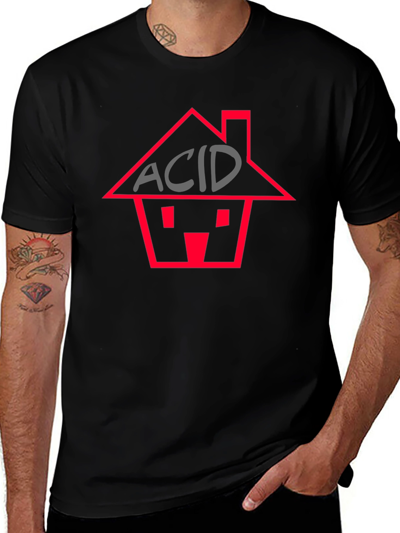 Acid House T-Shirt - Retro Rave Graphic Tee