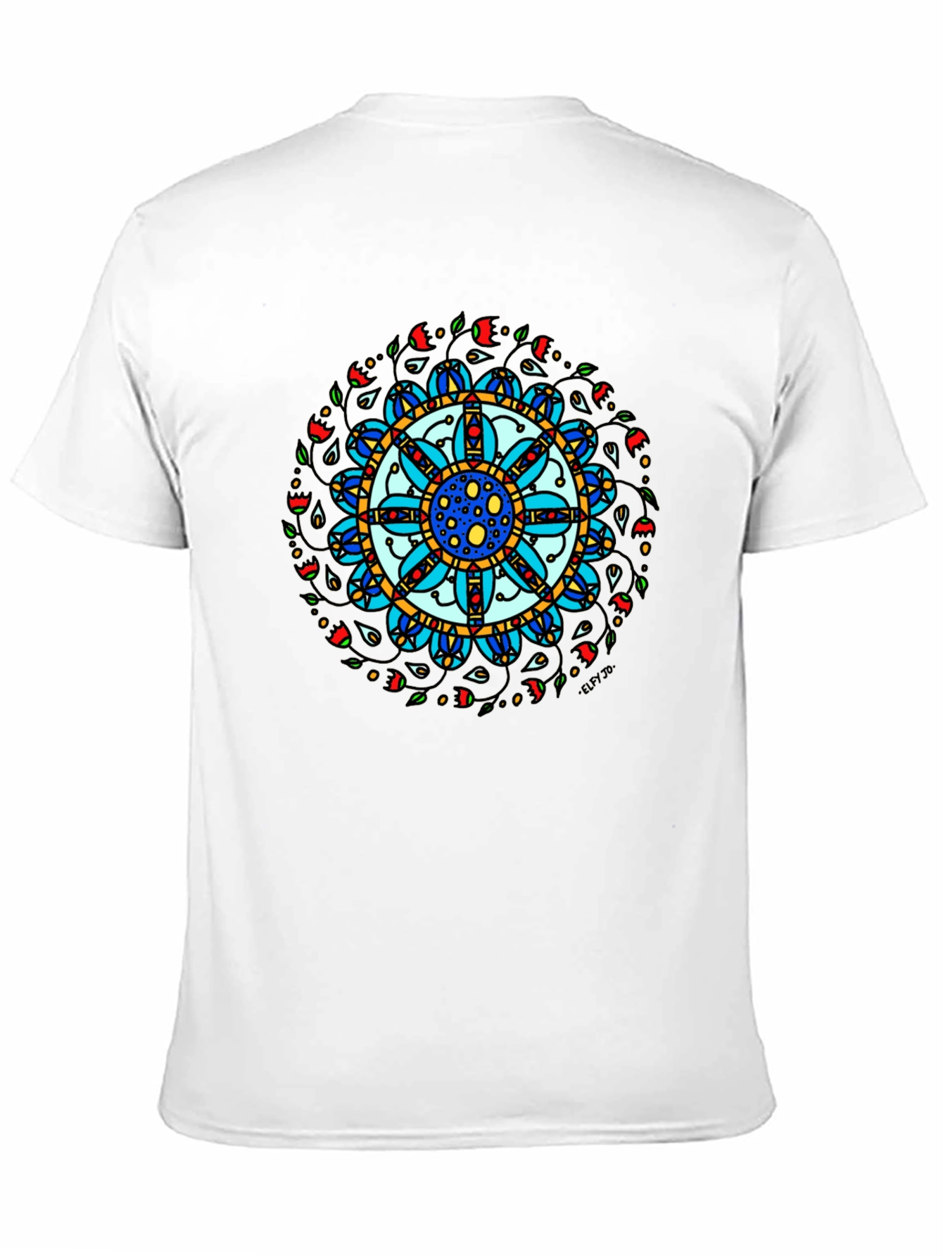 Mandala Art Black T-Shirt