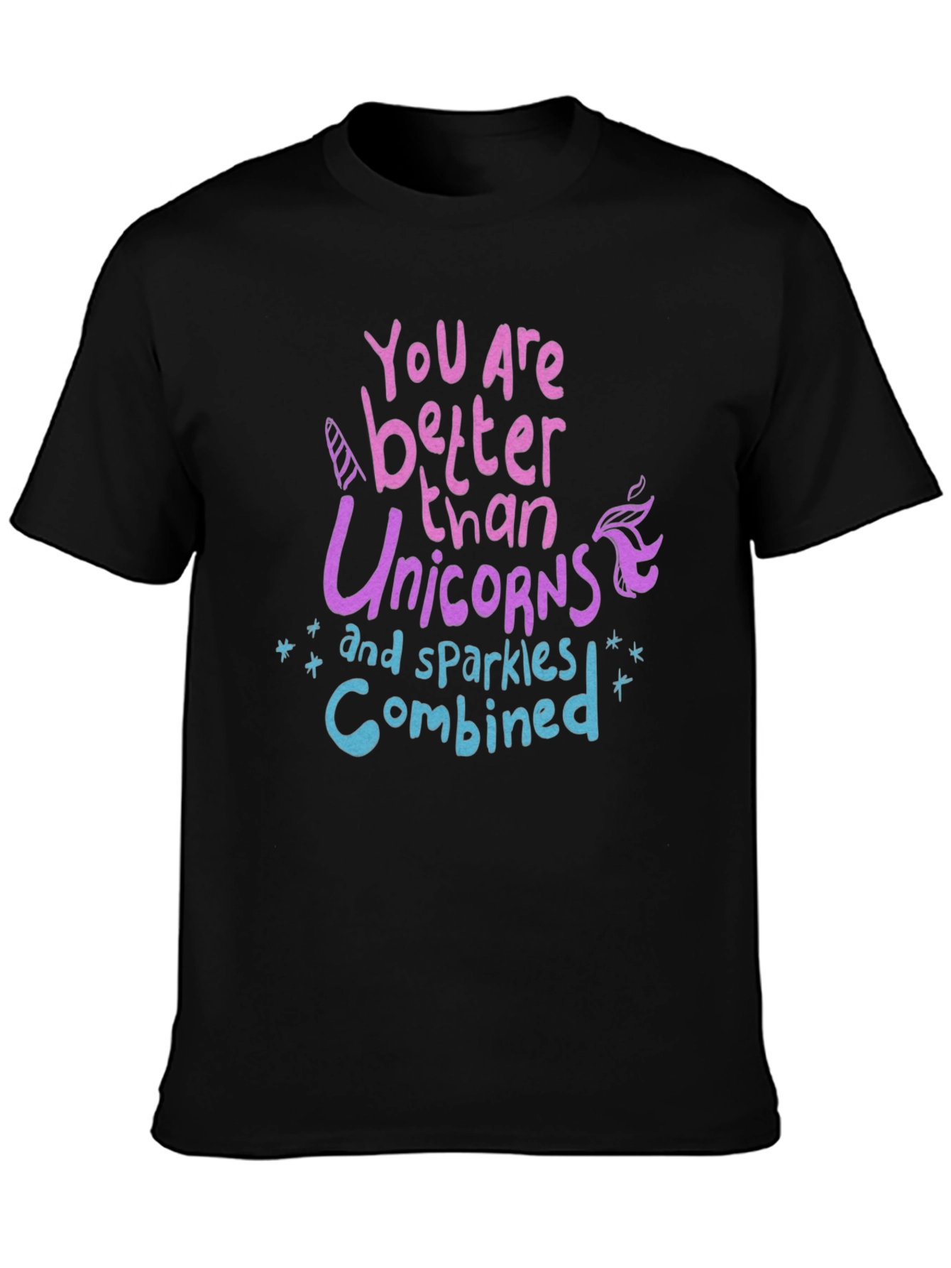 Unicorn Sparkle Graphic T-Shirt - Unisex