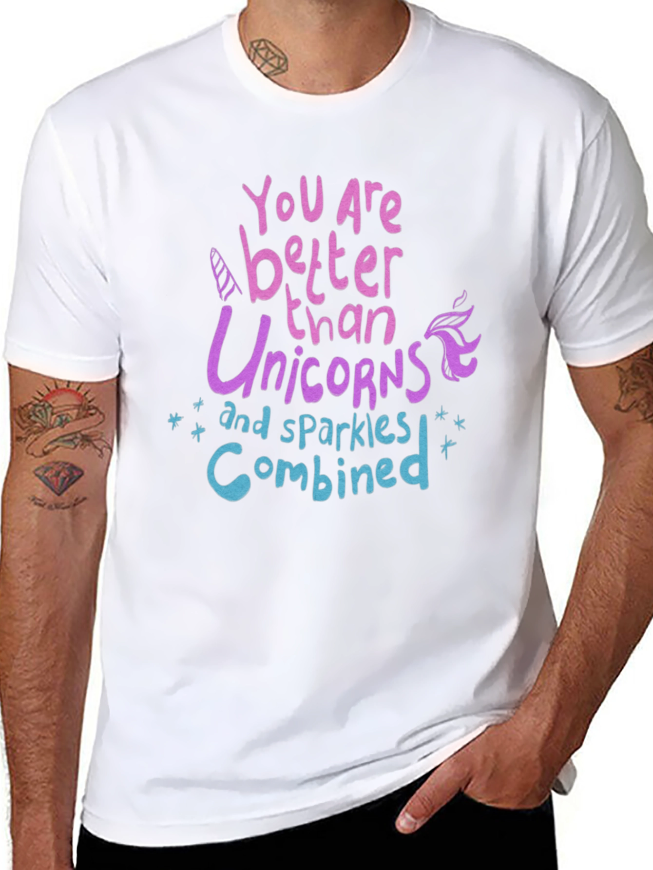 Unicorn Sparkle Graphic T-Shirt - Unisex