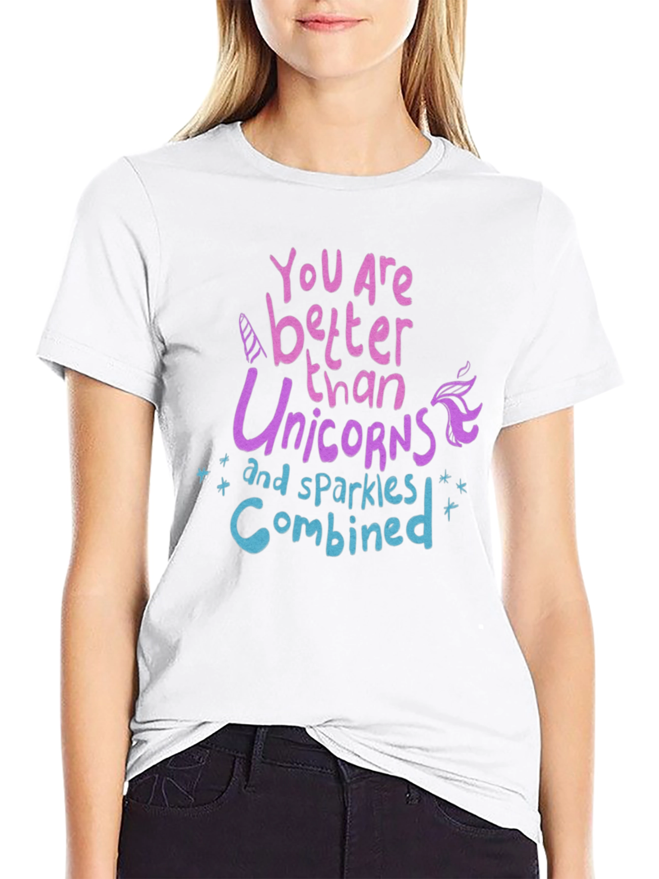 Unicorn Sparkle Graphic T-Shirt - Unisex
