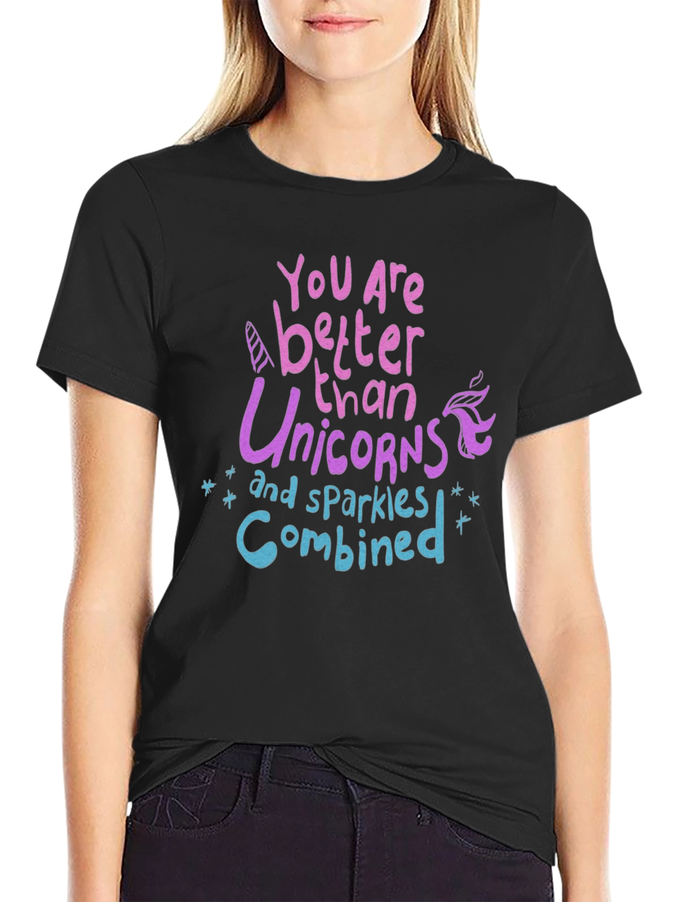 Unicorn Sparkle Graphic T-Shirt - Unisex