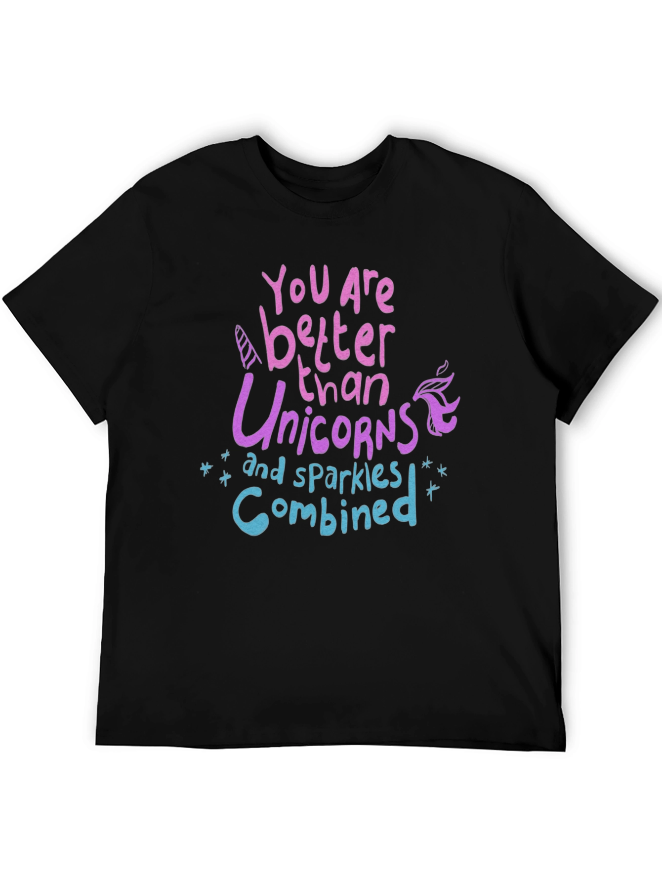 Unicorn Sparkle Graphic T-Shirt - Unisex