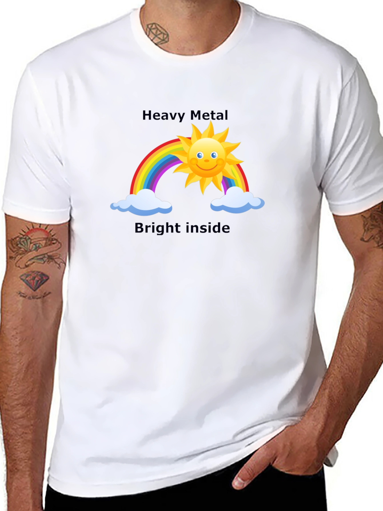 Heavy Metal Bright Inside Graphic T-Shirt