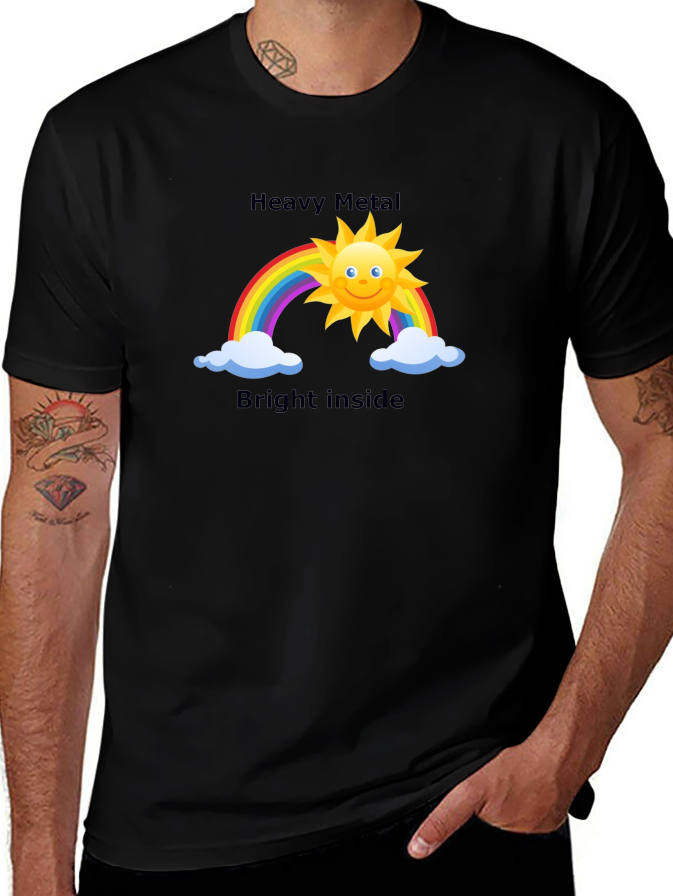 Heavy Metal Bright Inside Graphic T-Shirt