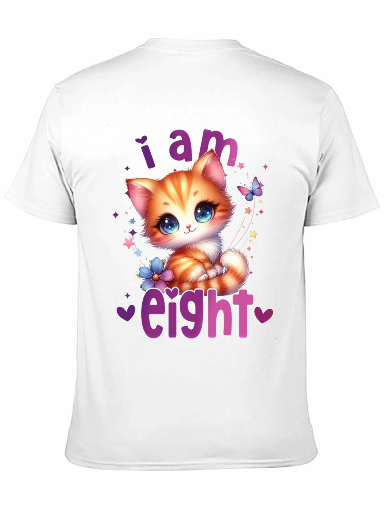 I Am Eight Cat T-Shirt