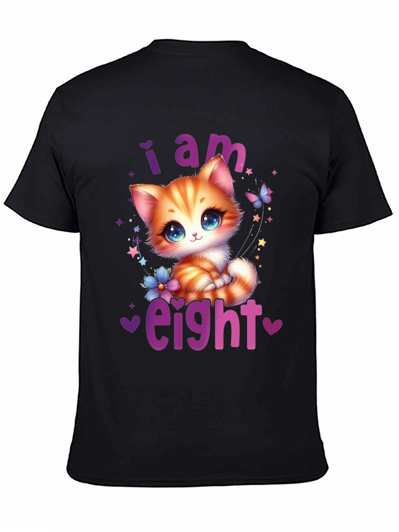 I Am Eight Cat T-Shirt