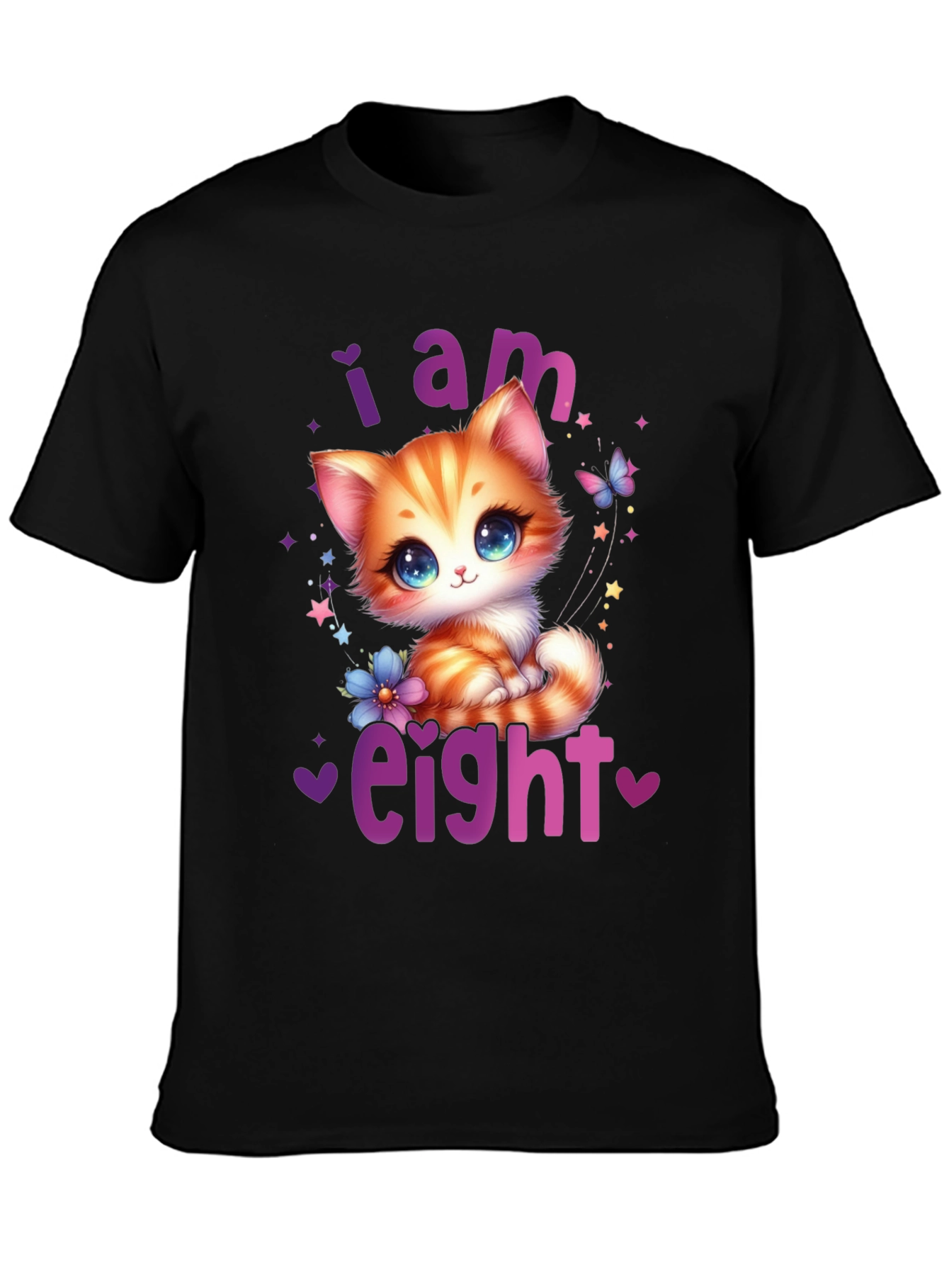 I Am Eight Cat T-Shirt