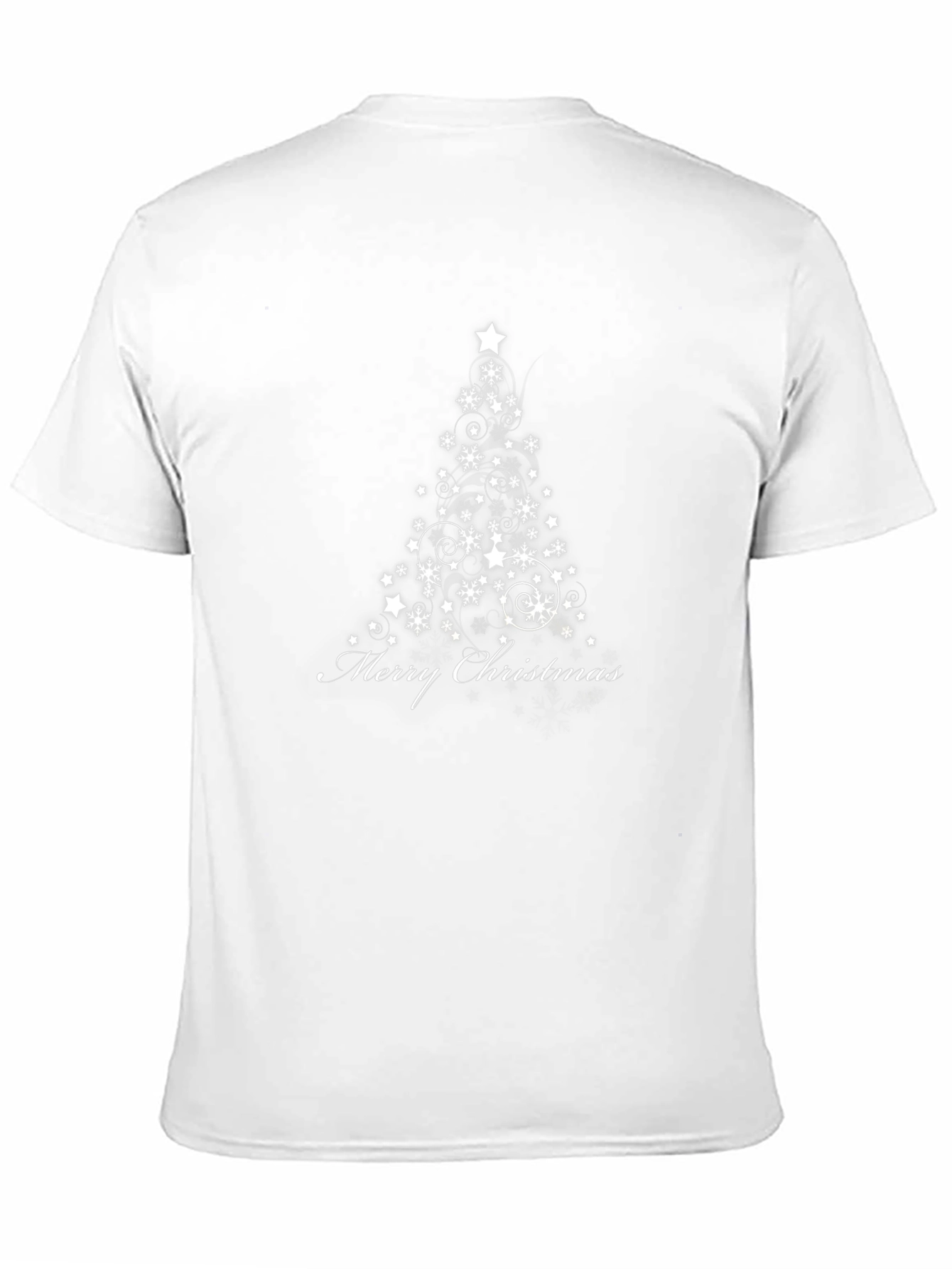Festive Merry Christmas Tree Graphic Tee