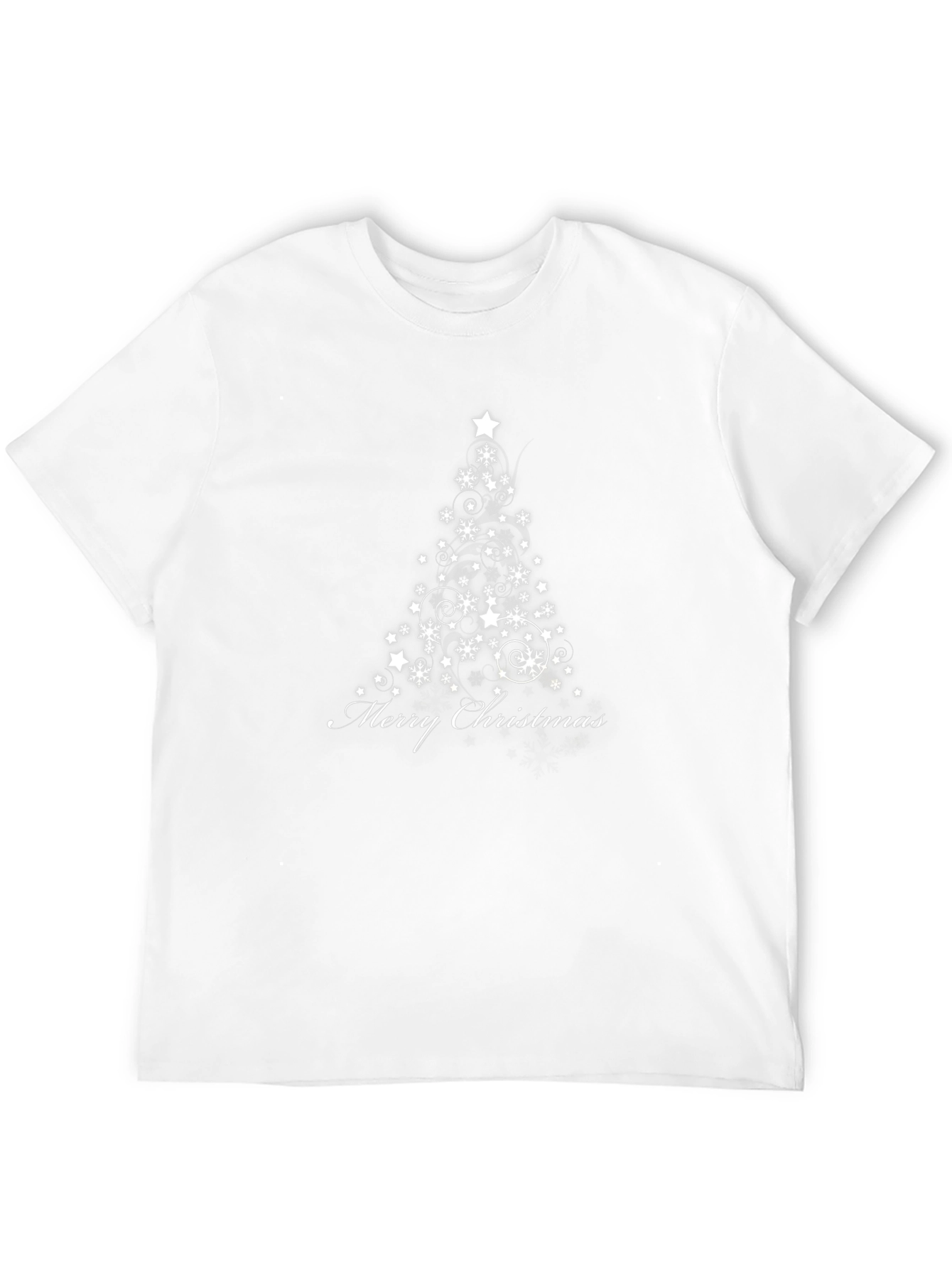 Festive Merry Christmas Tree Graphic Tee