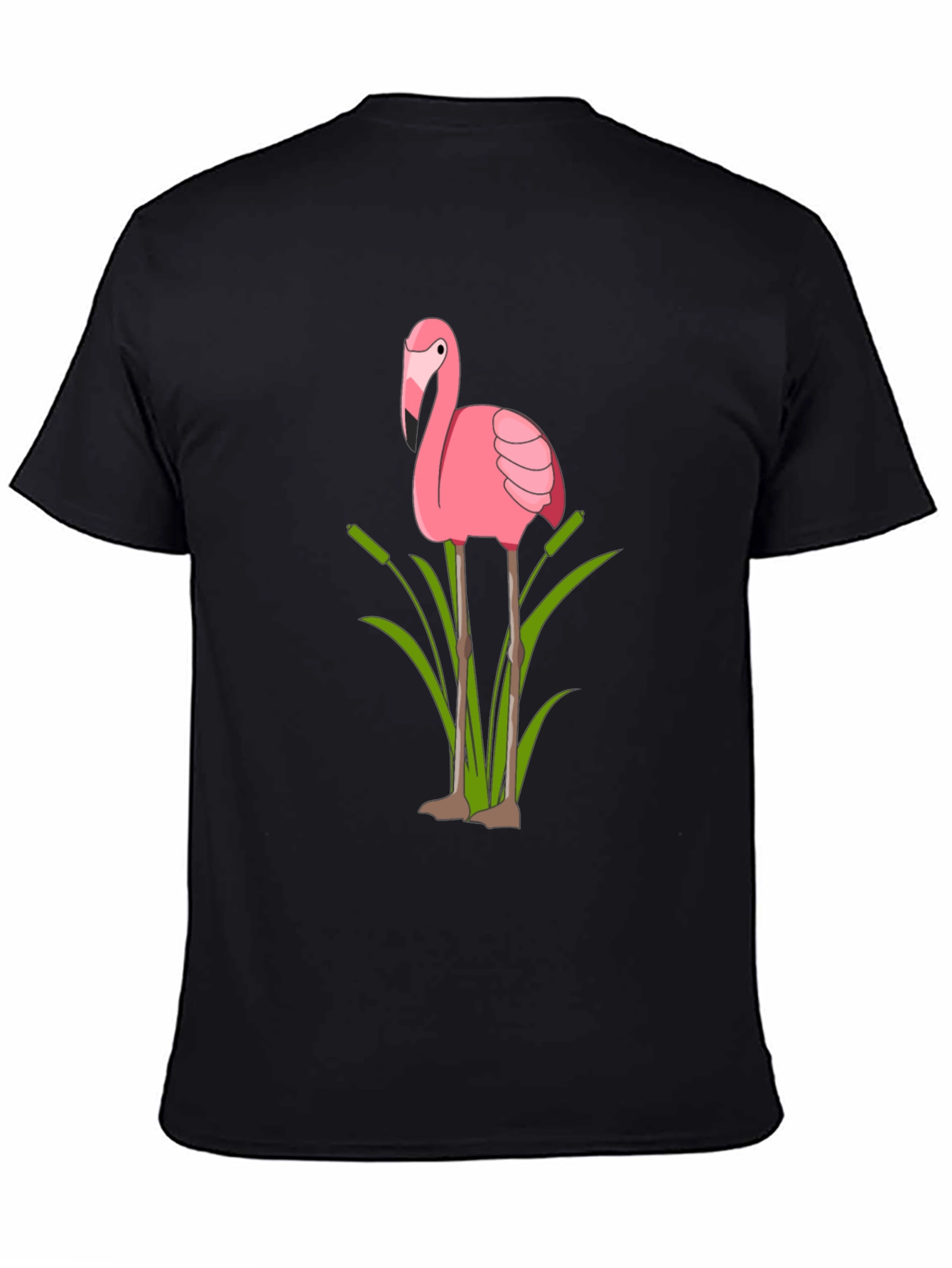 Flamingo Graphic Tee - Black T-Shirt