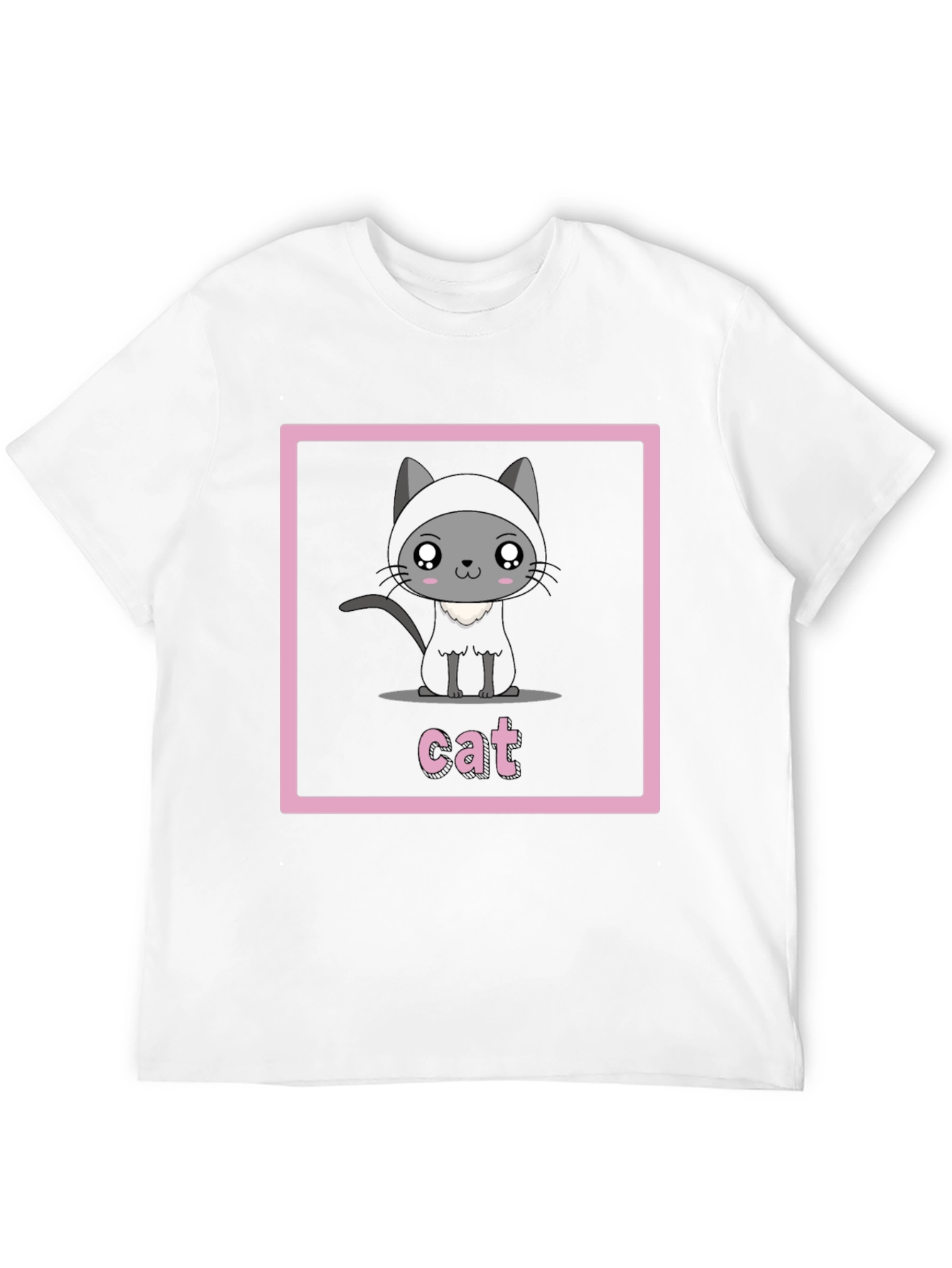 Cute Cartoon Cat T-Shirt