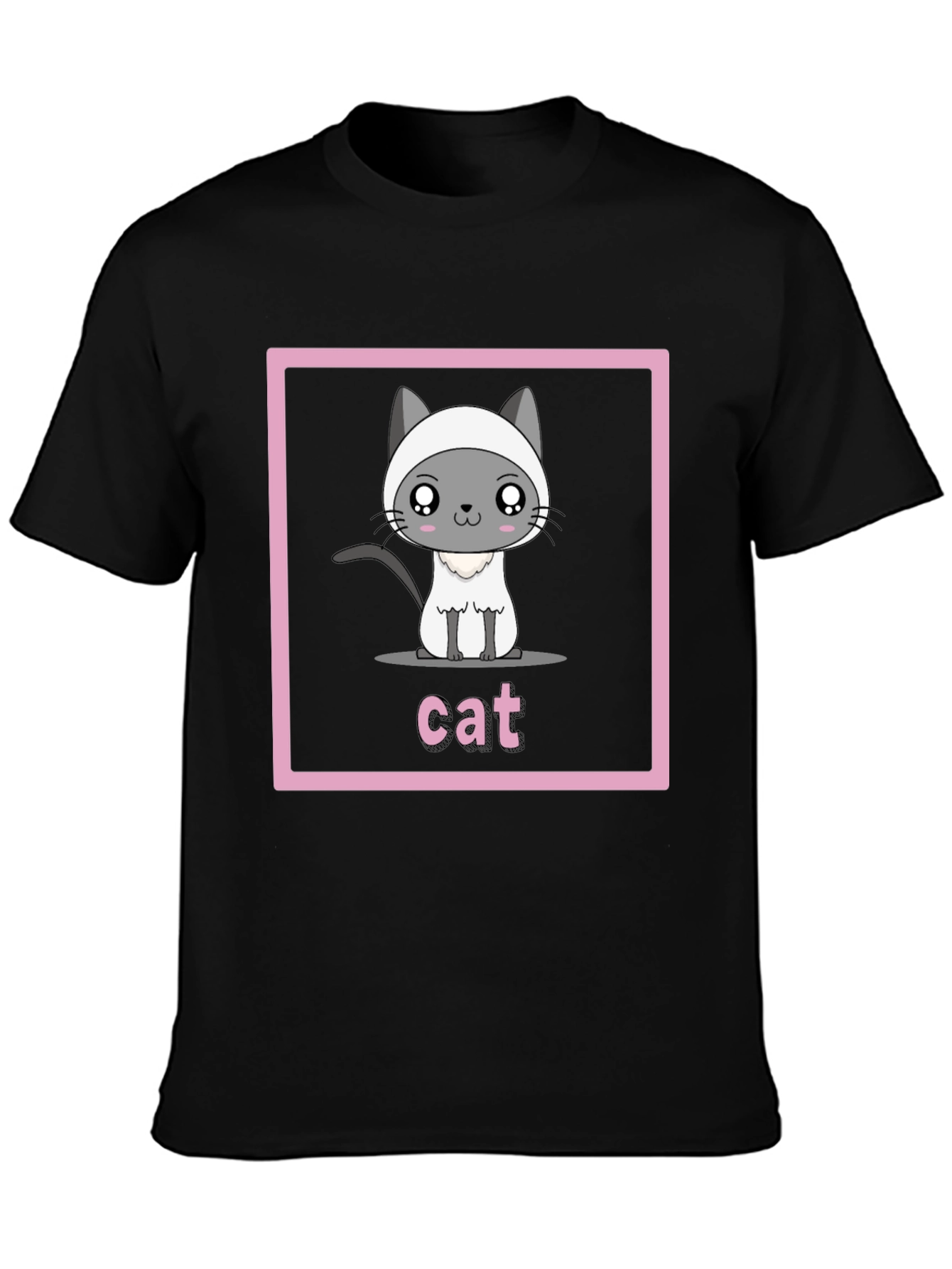Cute Cartoon Cat T-Shirt