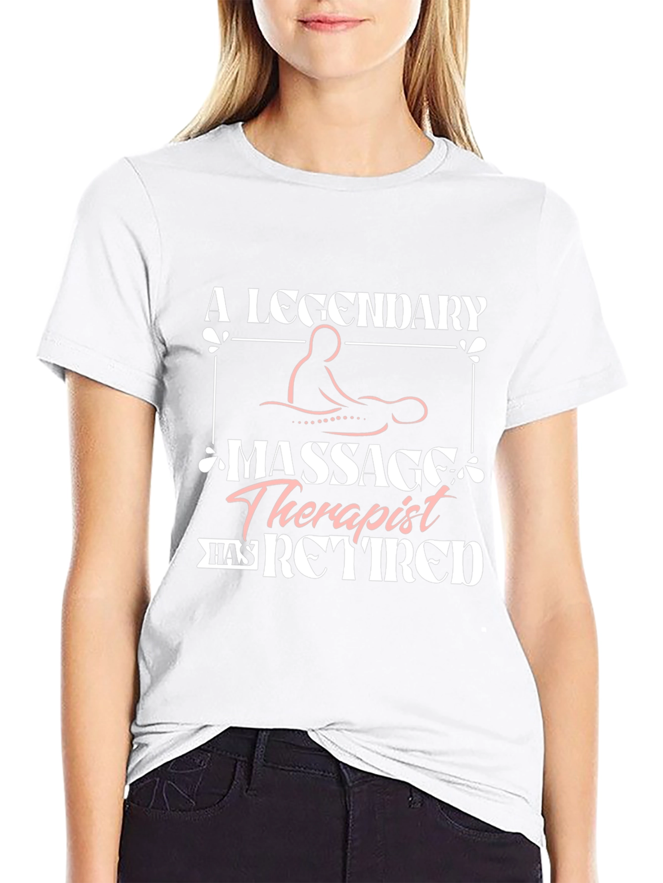 Retired Massage Therapist Graphic T-Shirt