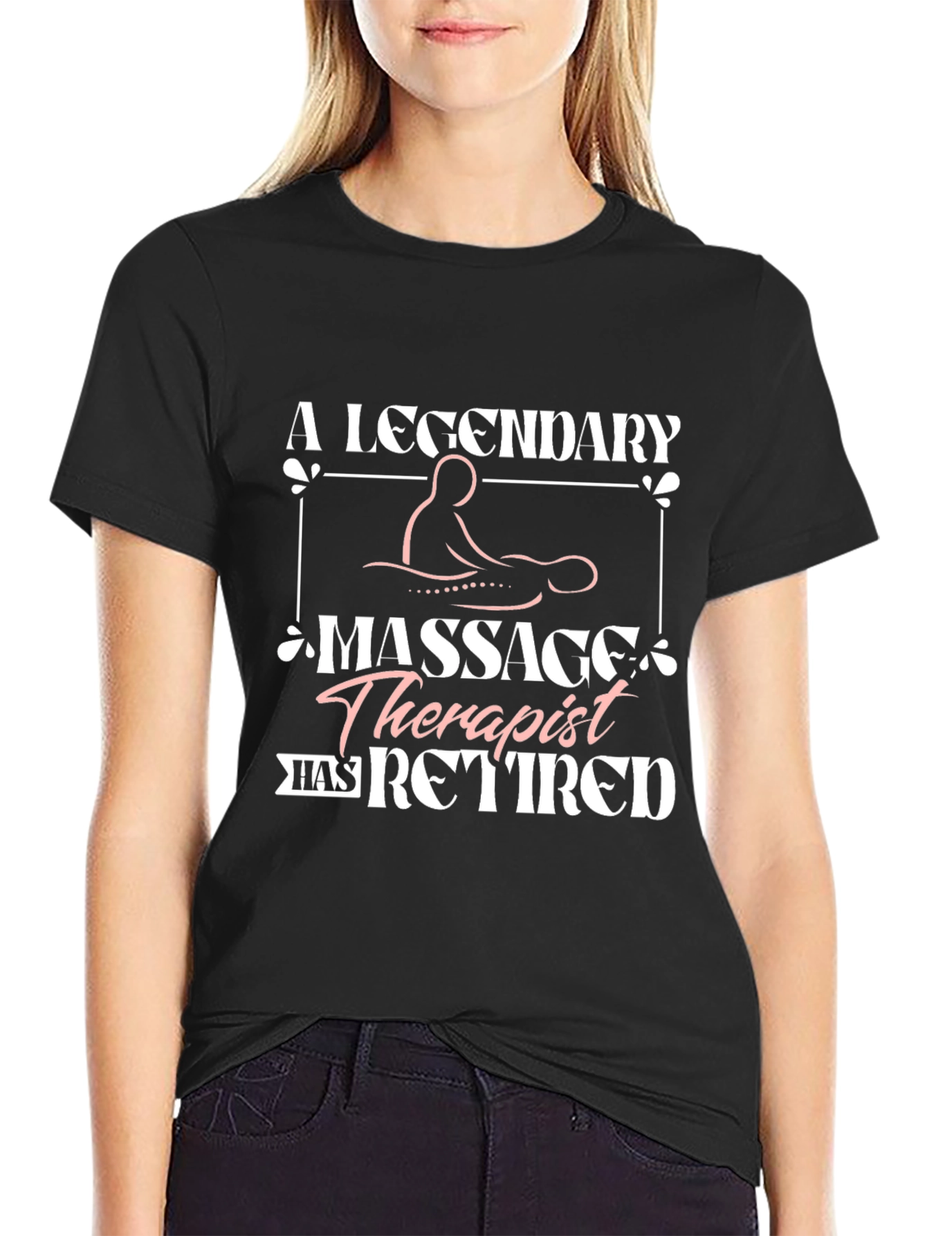 Retired Massage Therapist Graphic T-Shirt