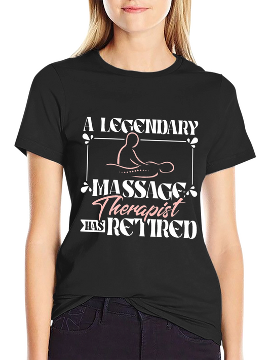 Retired Massage Therapist Graphic T-Shirt