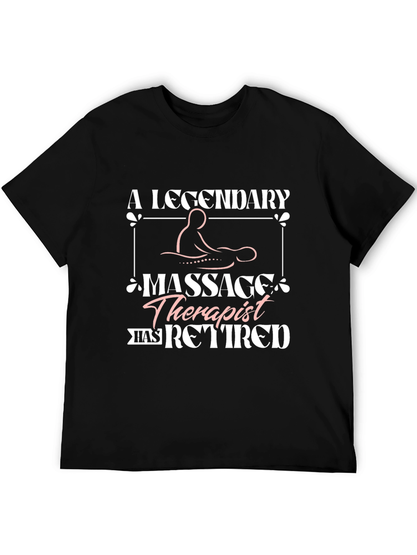 Retired Massage Therapist Graphic T-Shirt