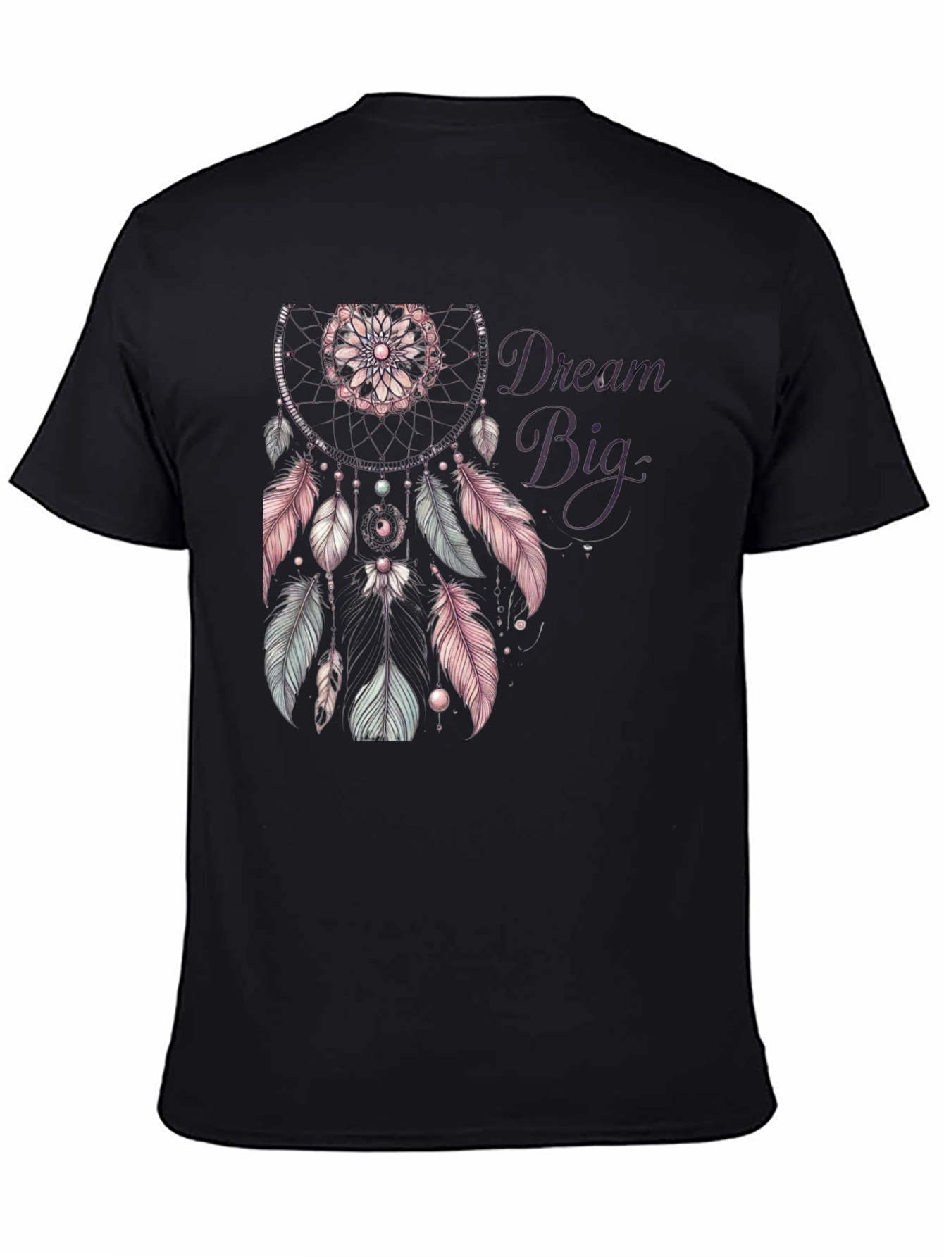 Dream Big Graphic Tee - Stylish Black T-Shirt