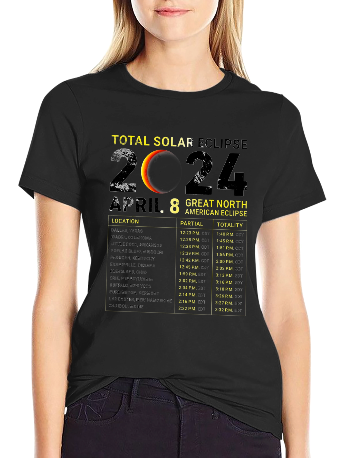 Total Solar Eclipse 2024 T-Shirt