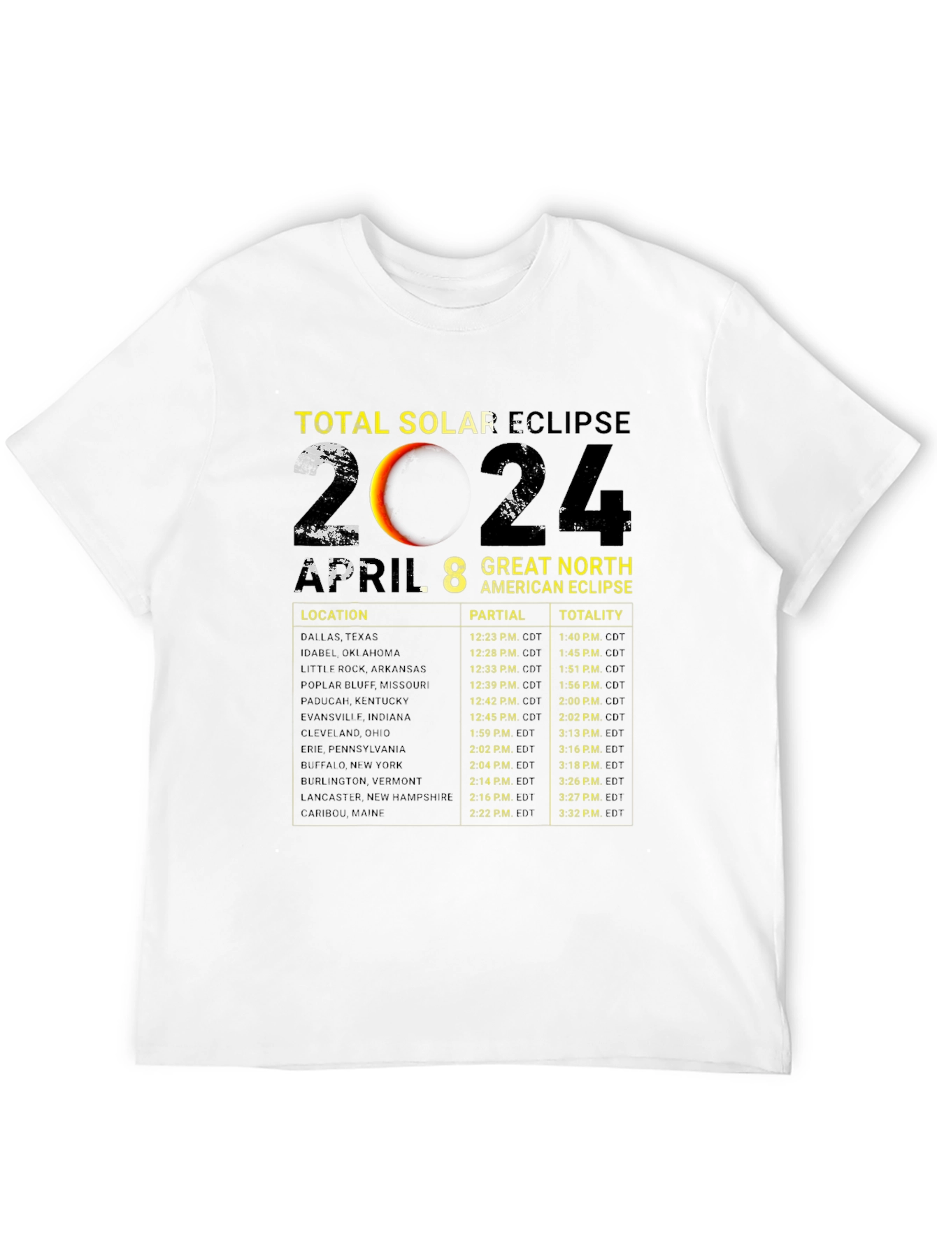 Total Solar Eclipse 2024 T-Shirt