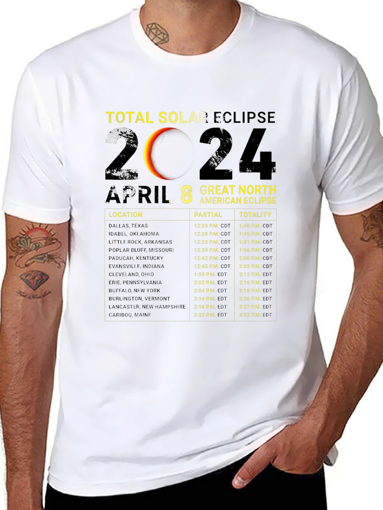 Total Solar Eclipse 2024 T-Shirt