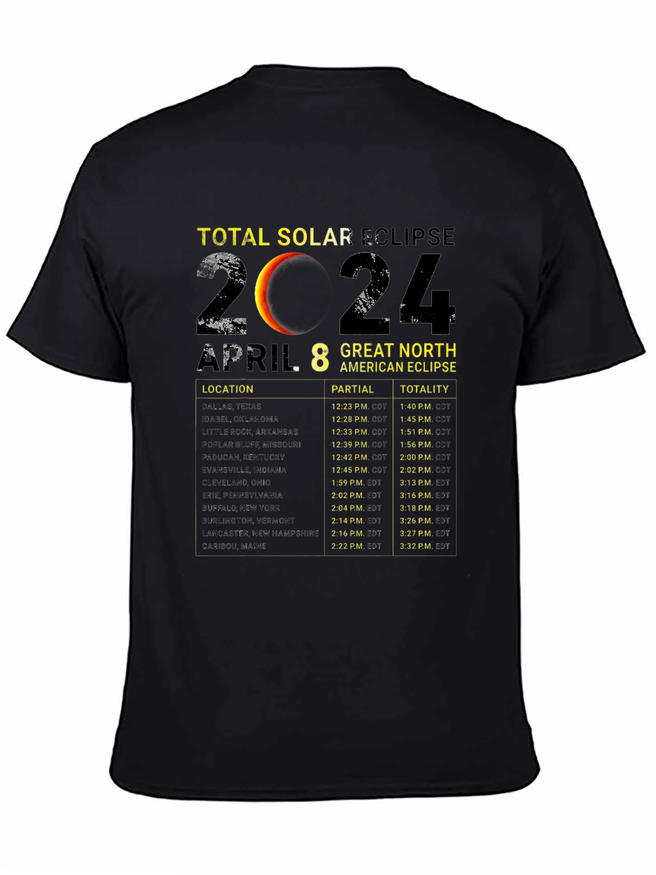 Total Solar Eclipse 2024 T-Shirt