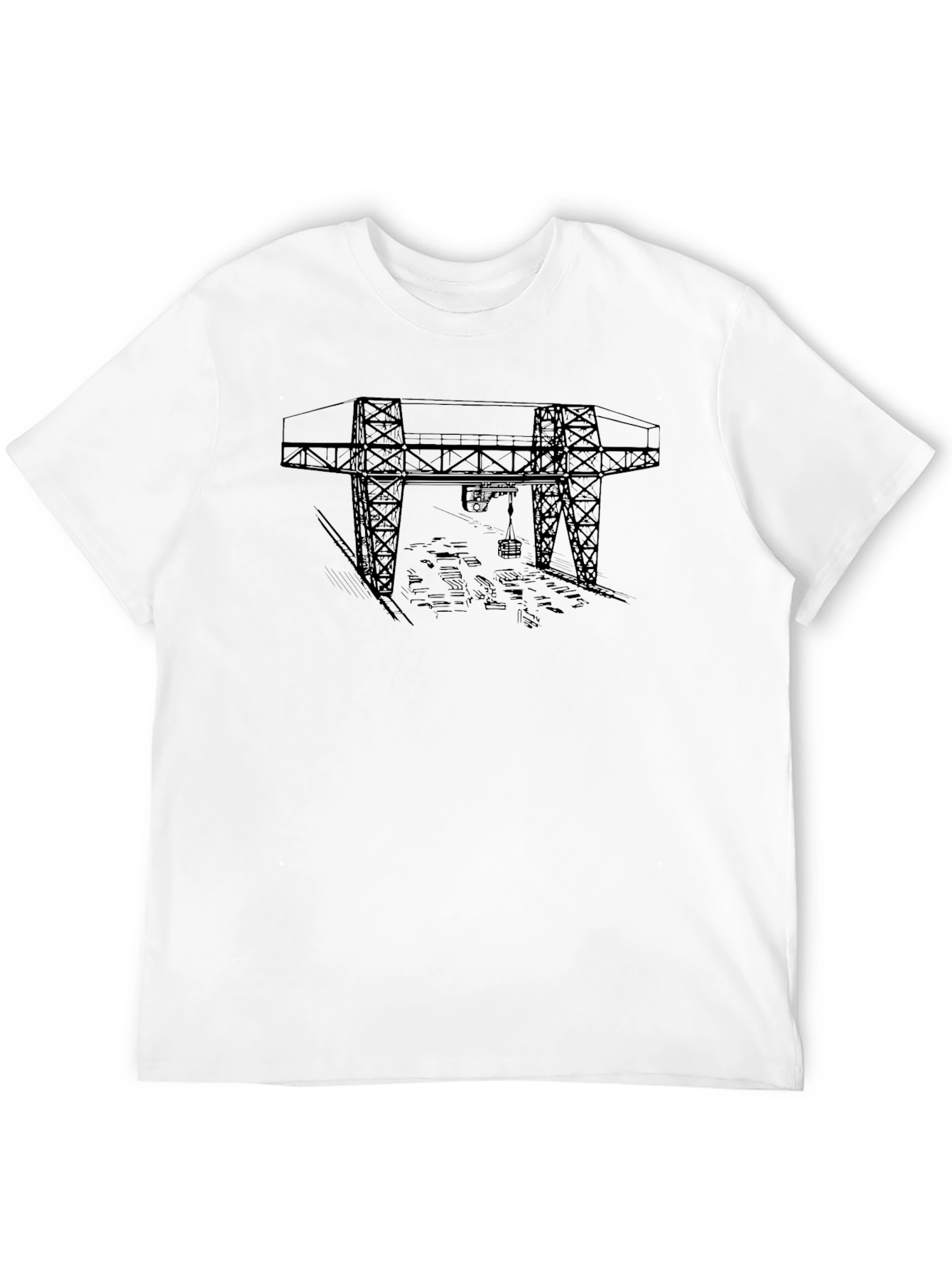 Graphic Print Black T-Shirt