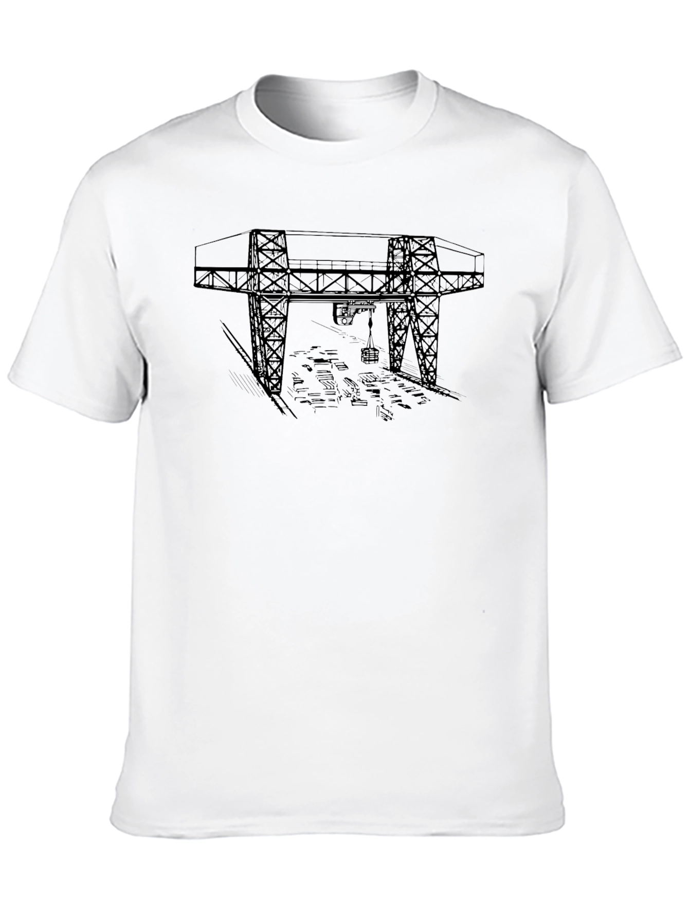 Graphic Print Black T-Shirt
