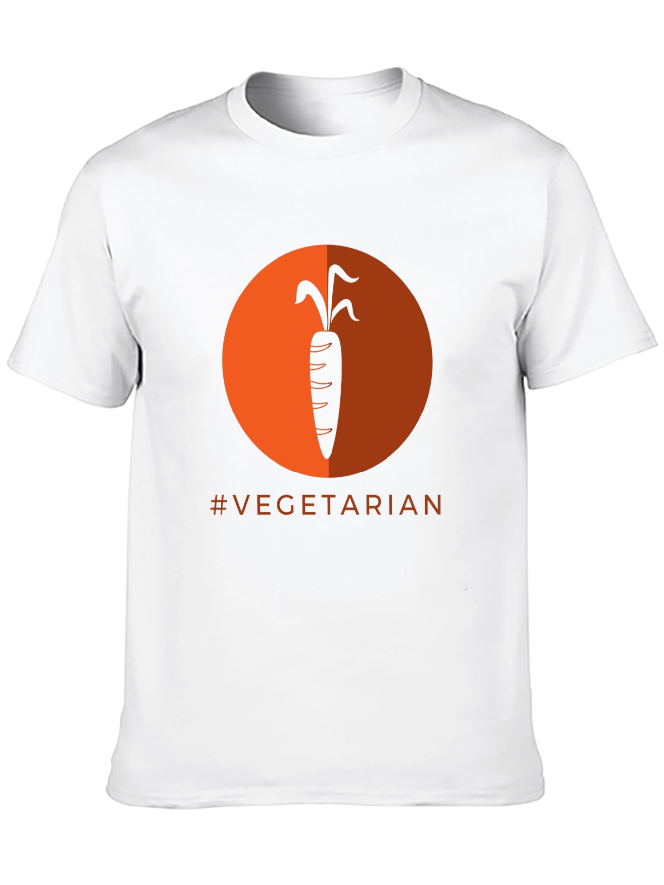 Vegetarian T-Shirt - Carrot Design