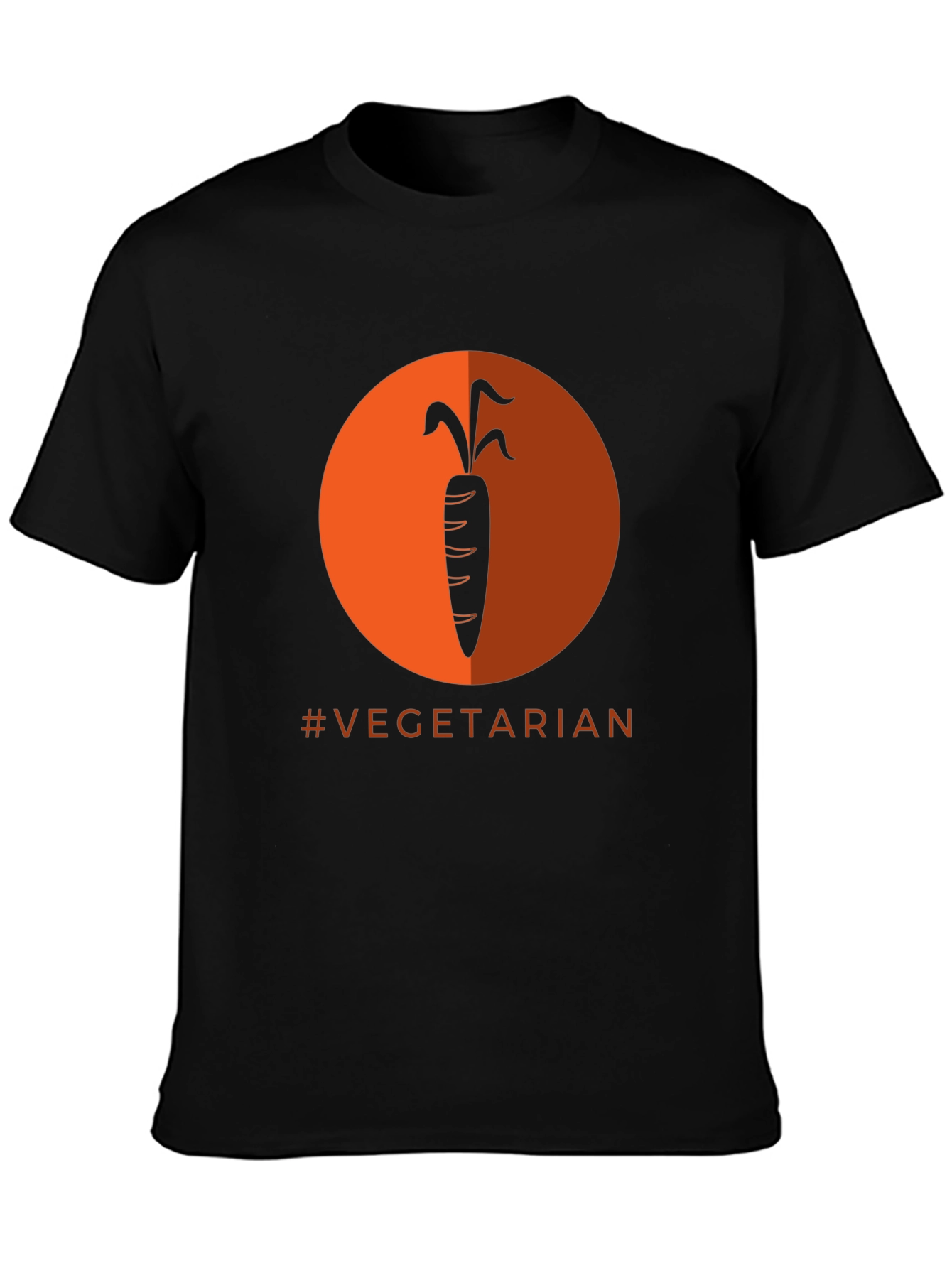Vegetarian T-Shirt - Carrot Design
