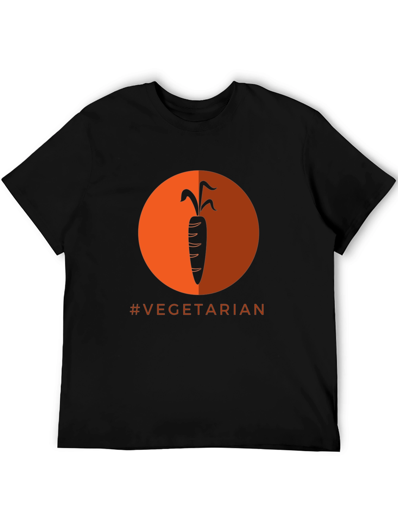 Vegetarian T-Shirt - Carrot Design