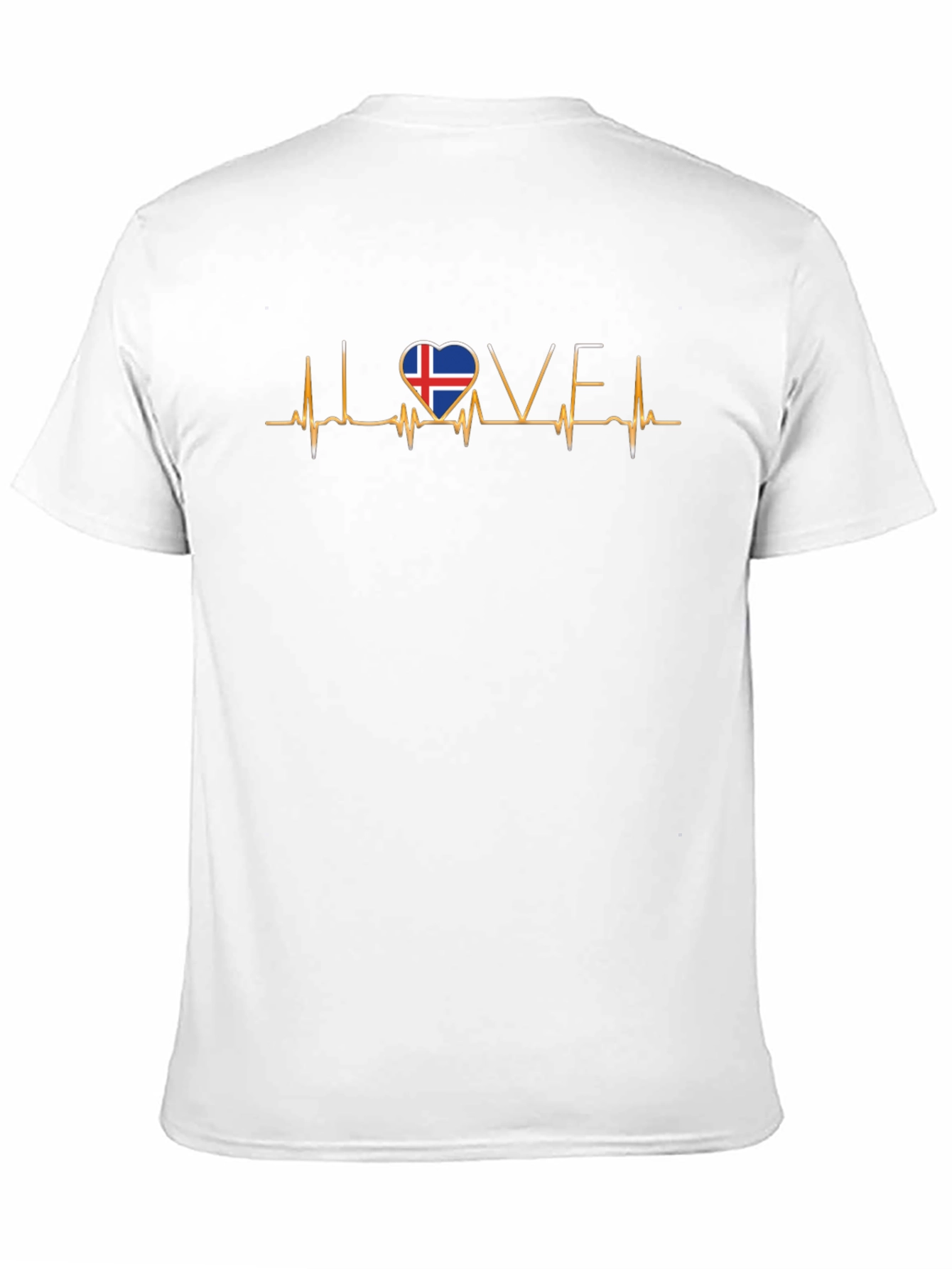 Iceland Love Heartbeat T-Shirt