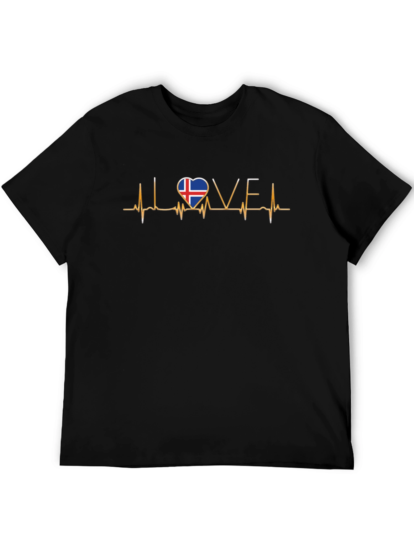 Iceland Love Heartbeat T-Shirt