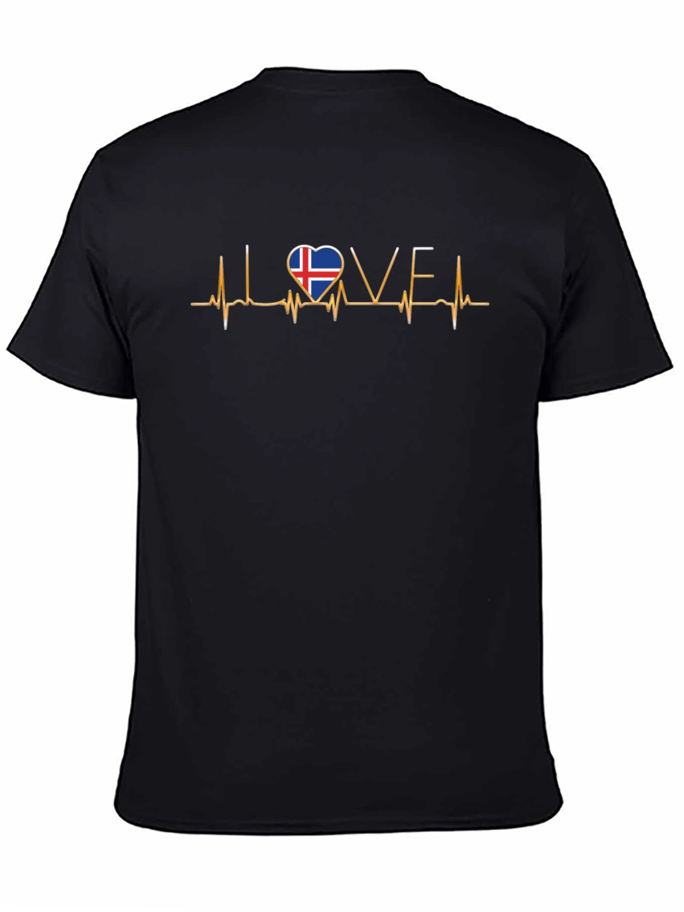 Iceland Love Heartbeat T-Shirt
