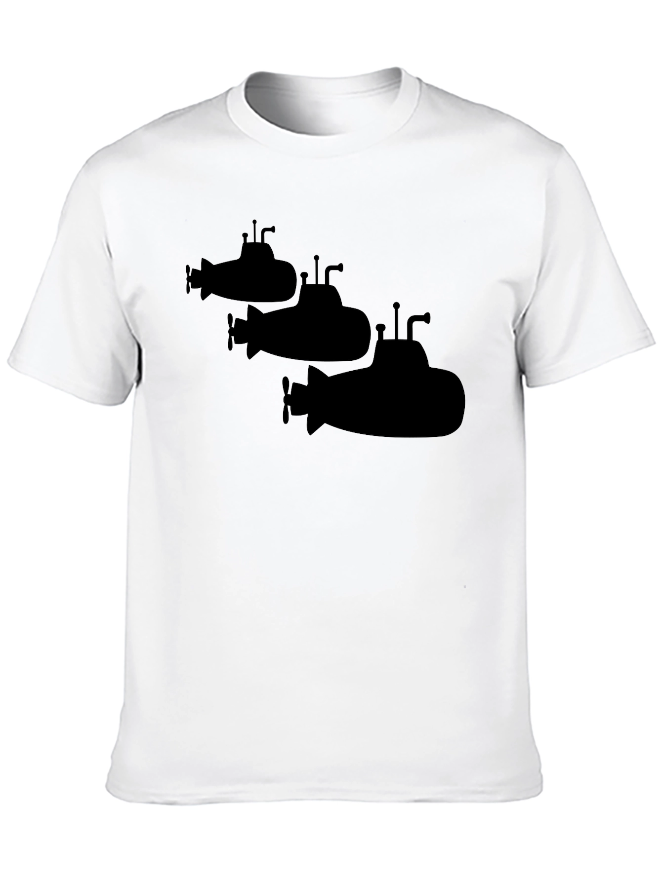 Submarine Trio Graphic Tee - Classic Black T-Shirt