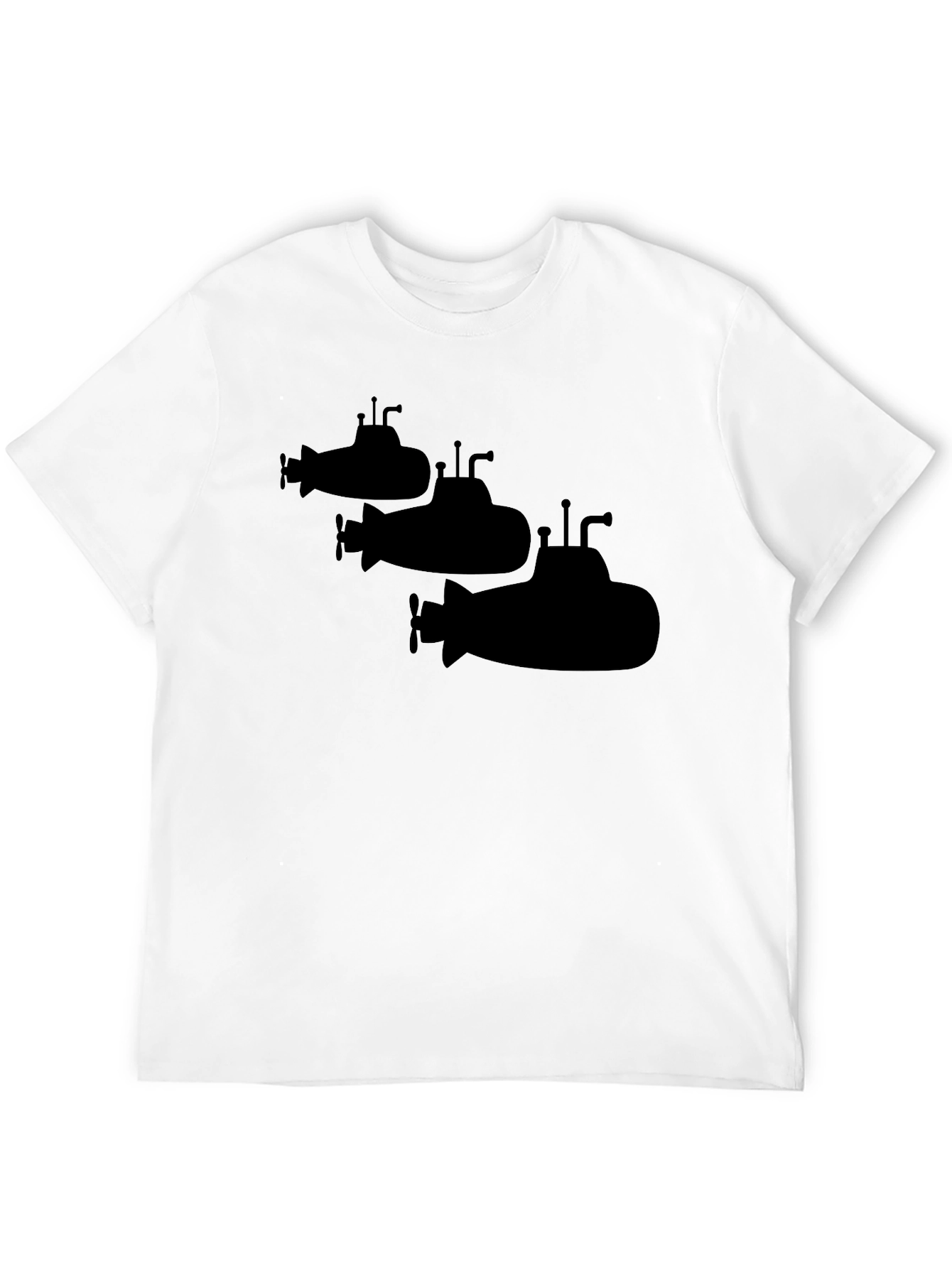 Submarine Trio Graphic Tee - Classic Black T-Shirt