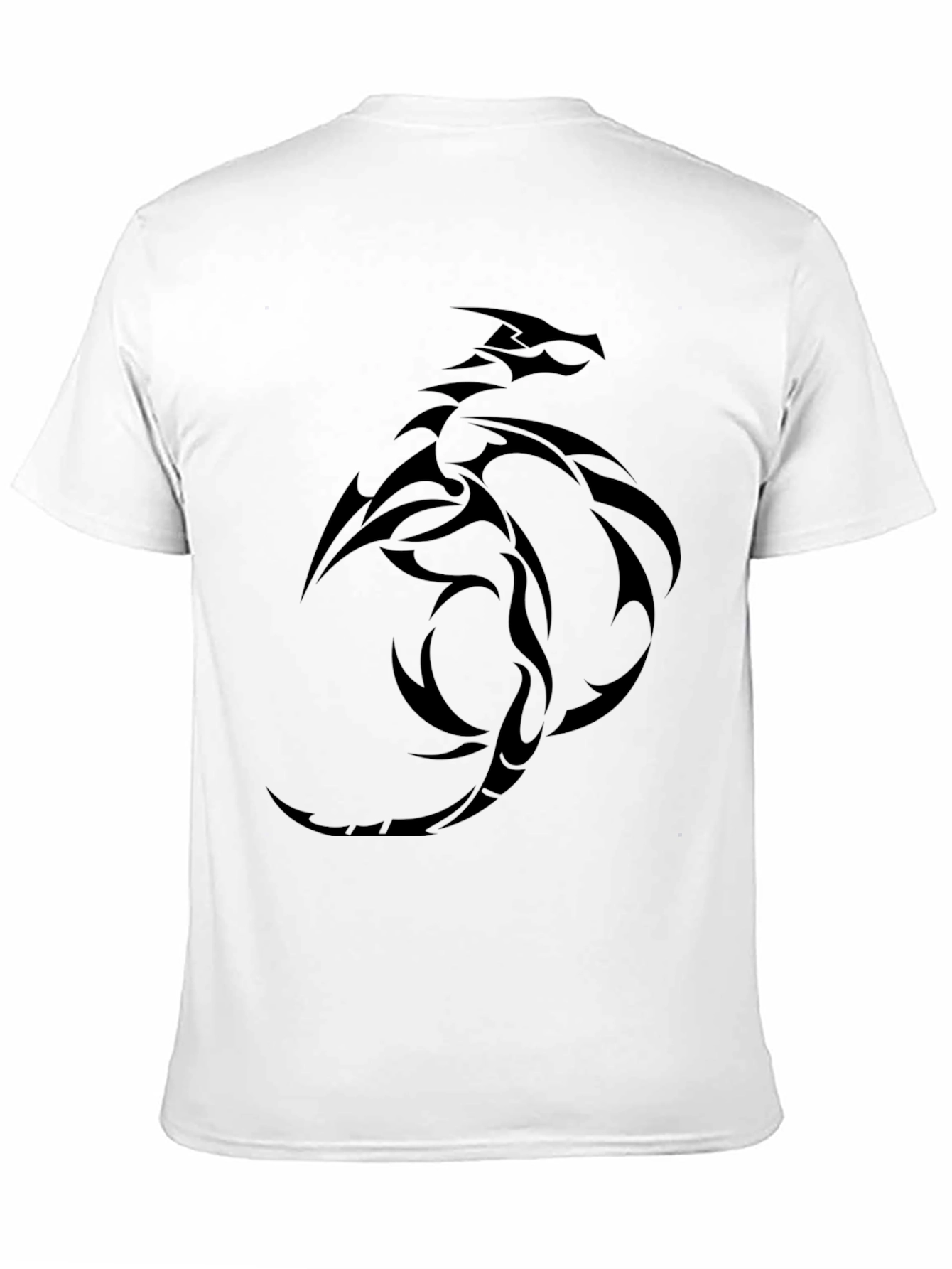 Black Dragon Graphic Tee - Mens Casual T-Shirt