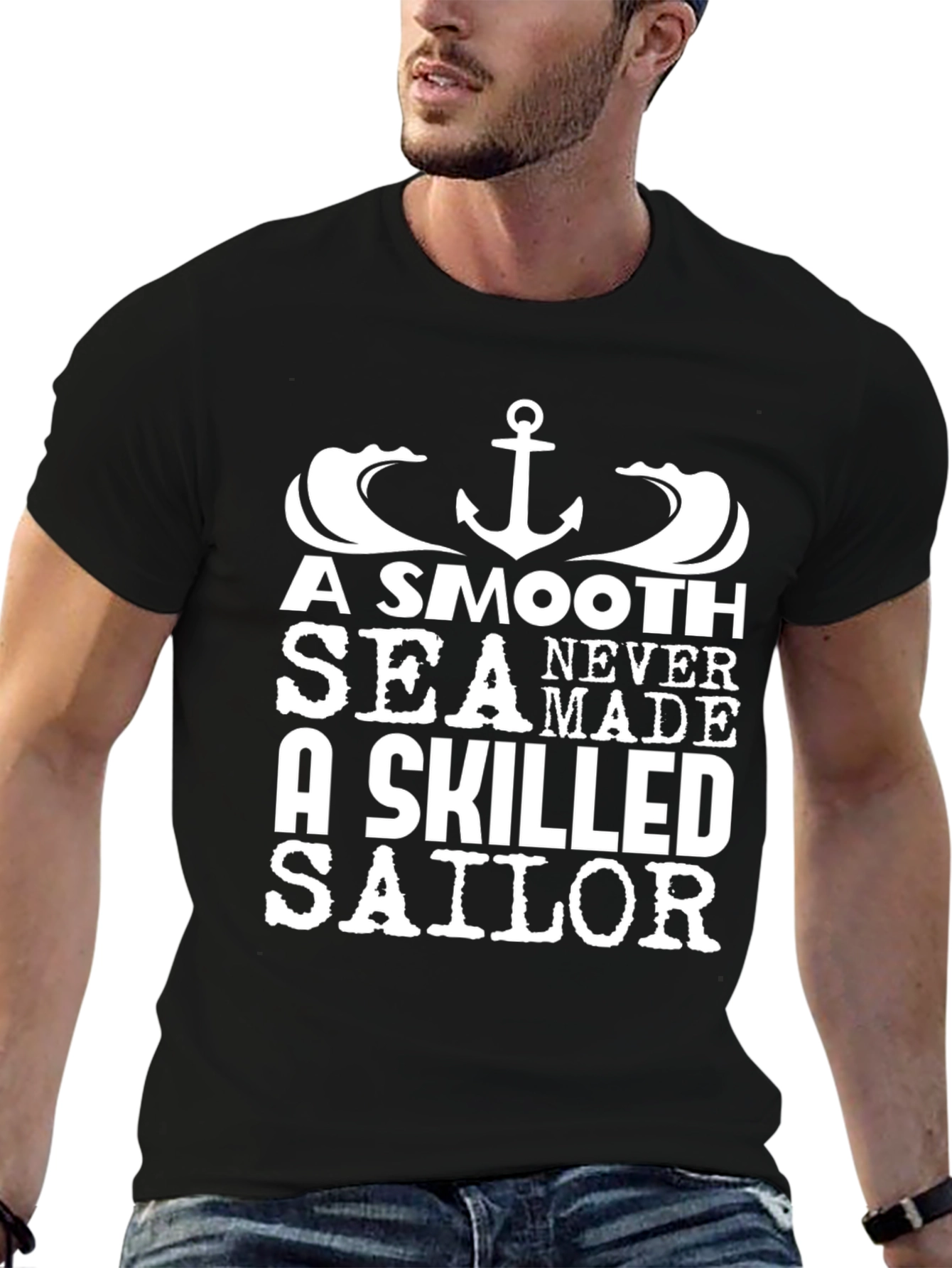 A Smooth Sea T-Shirt - Skilled Sailor Tee