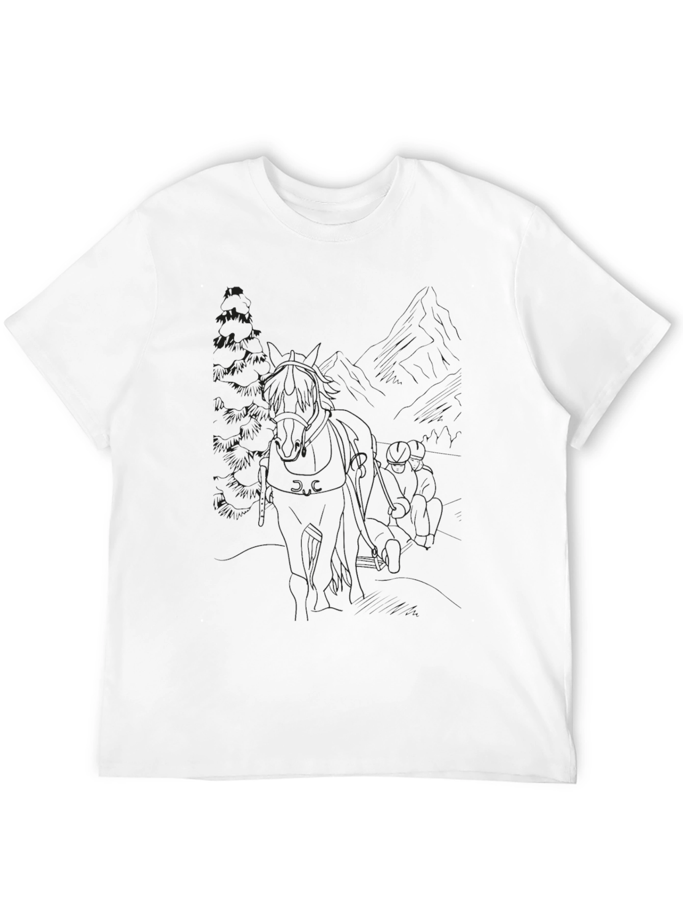 Mens Solid Black Short Sleeve T-Shirt
