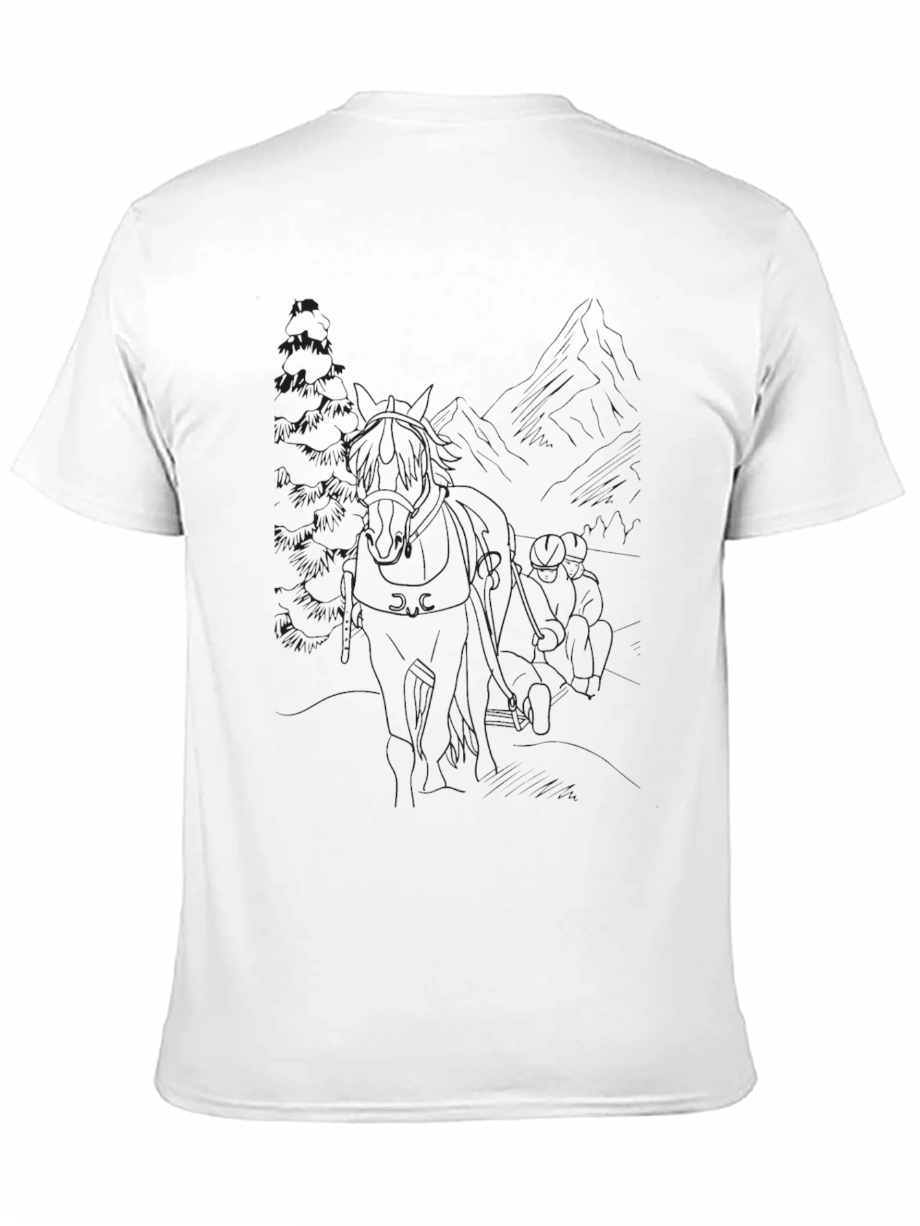 Mens Solid Black Short Sleeve T-Shirt