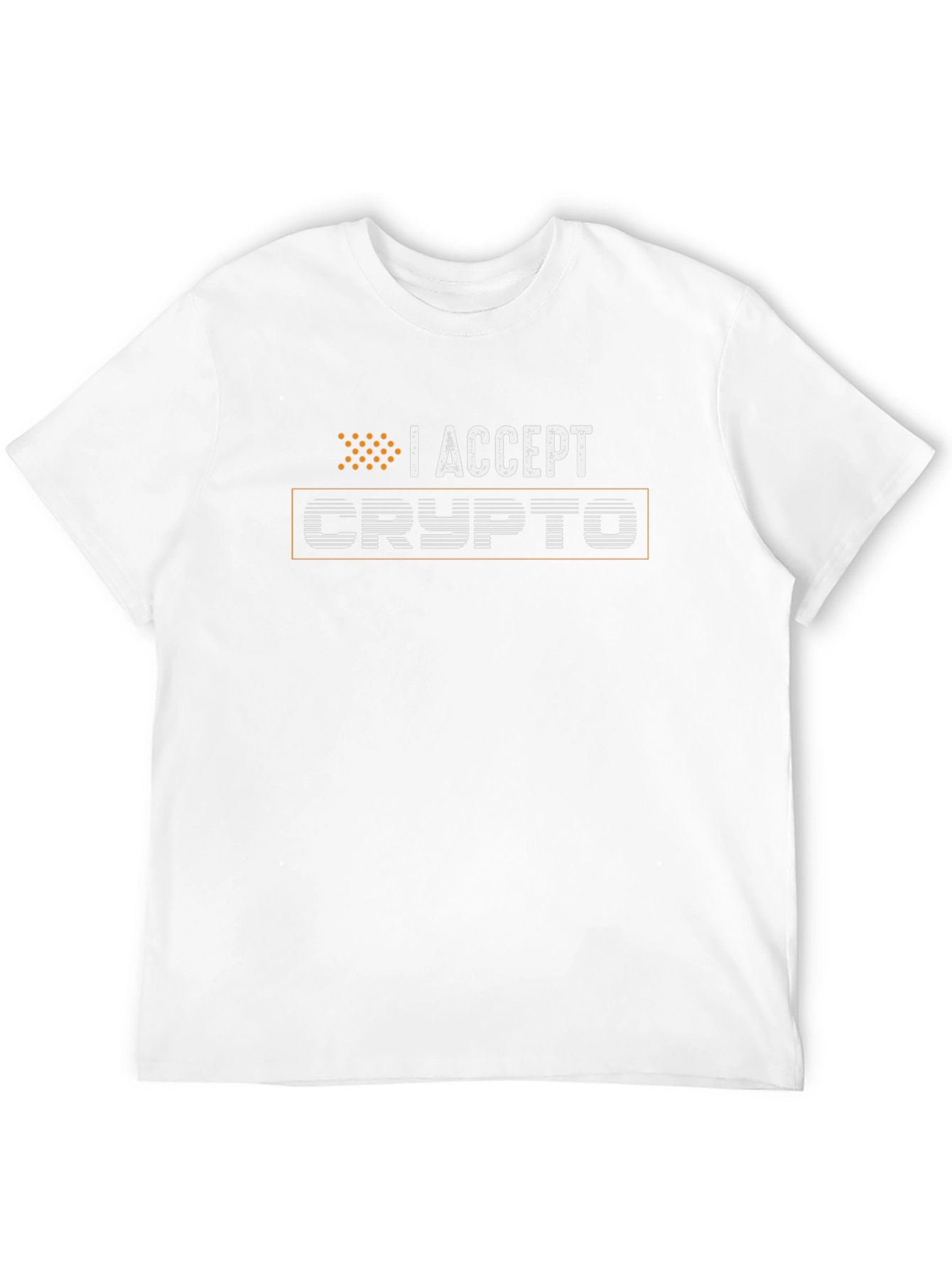 I Accept Crypto T-Shirt - Bitcoin Cryptocurrency Tee