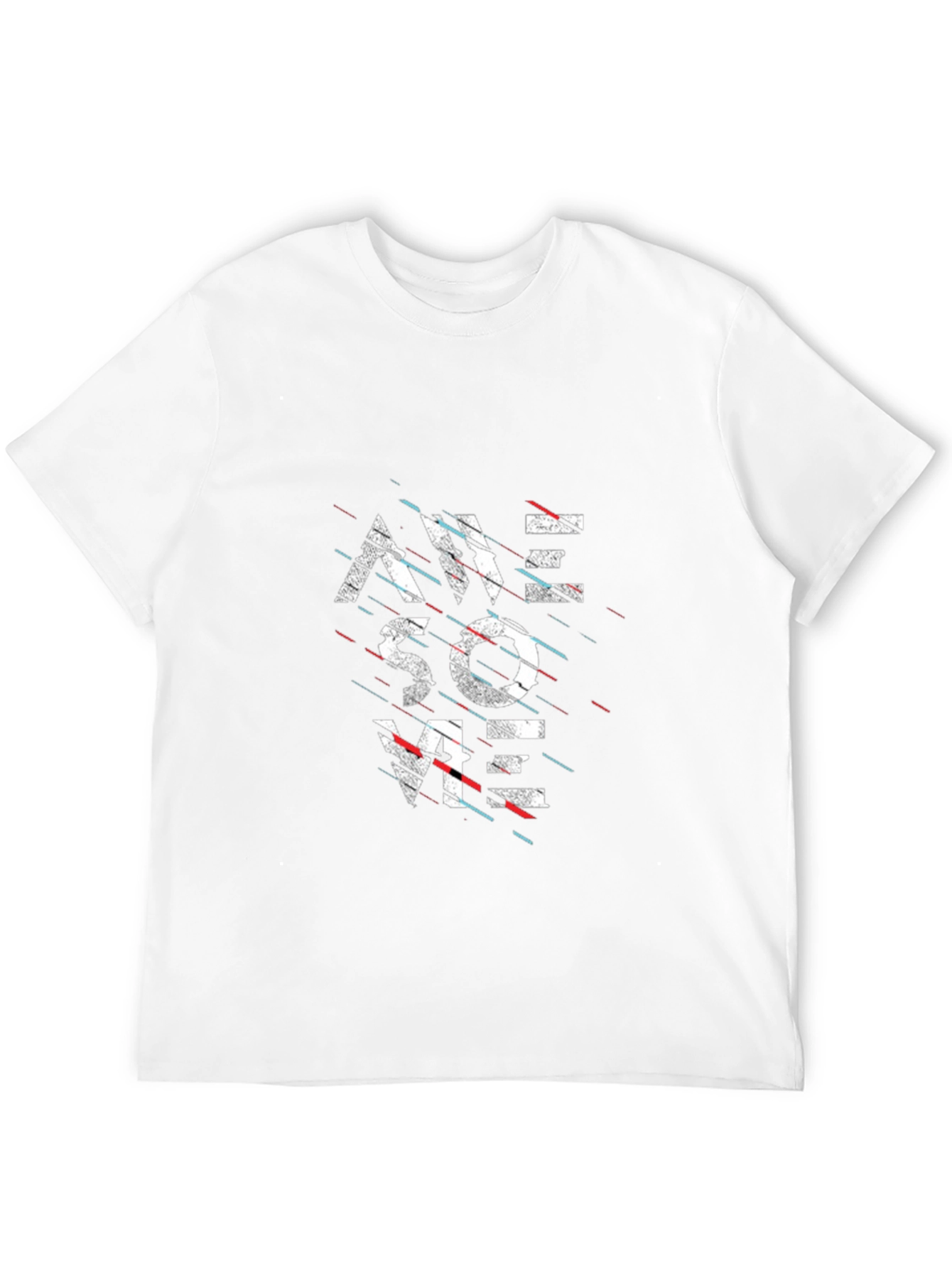 Awesome Graphic Print Black T-Shirt