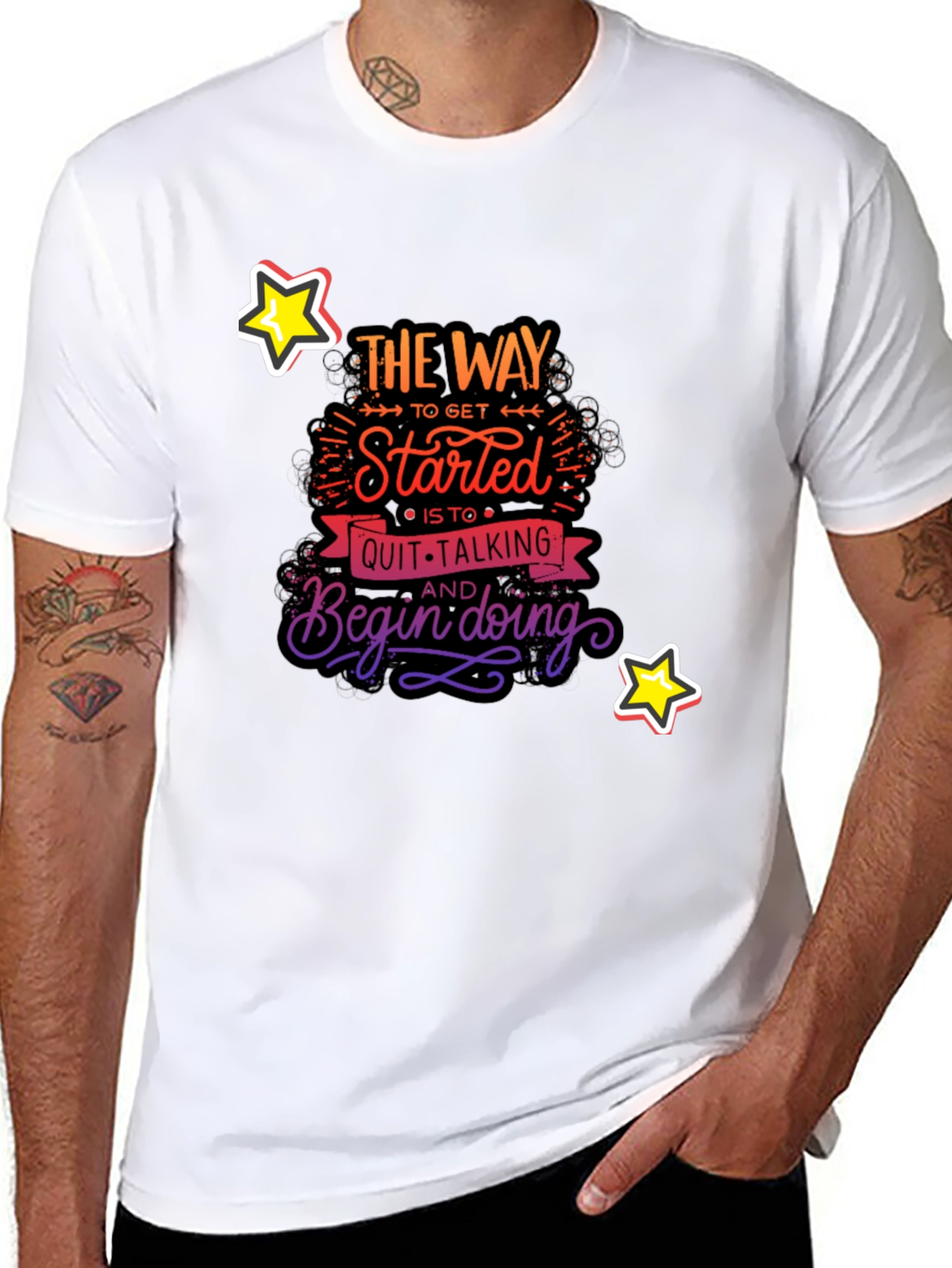 Motivational The Way Graphic T-Shirt