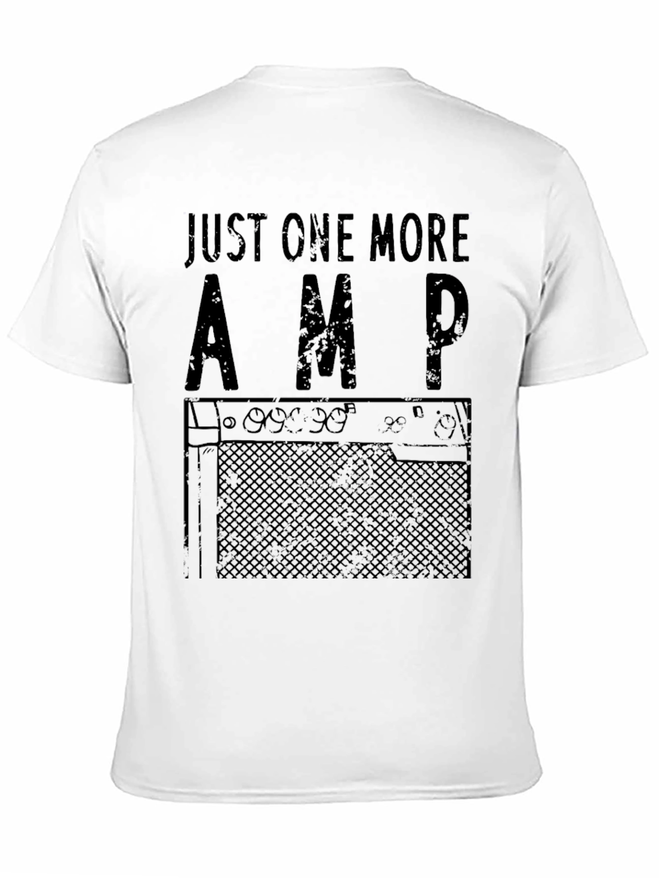 Just One More Amp Black Graphic T-Shirt