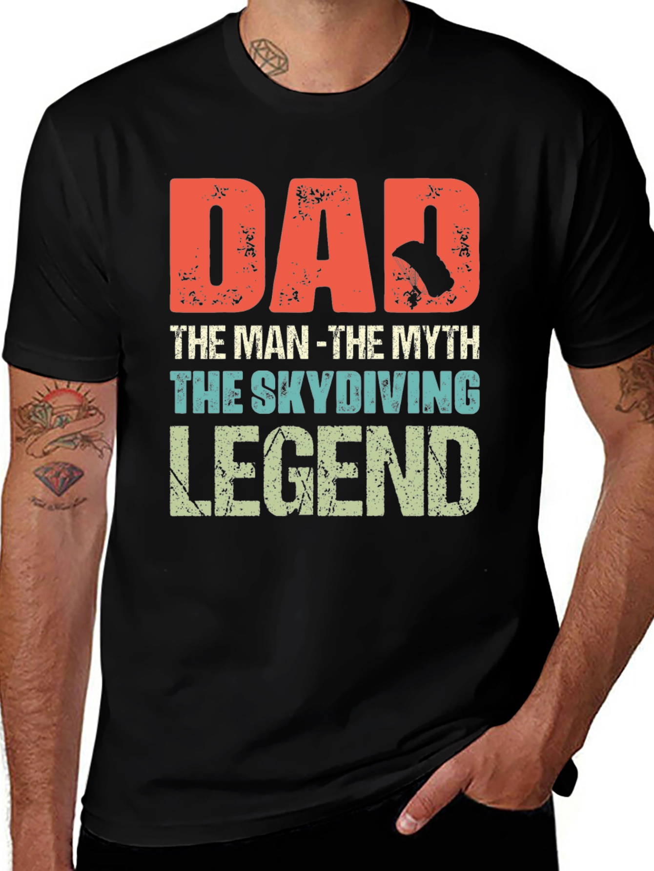 Dad The Skydiving Legend T-Shirt