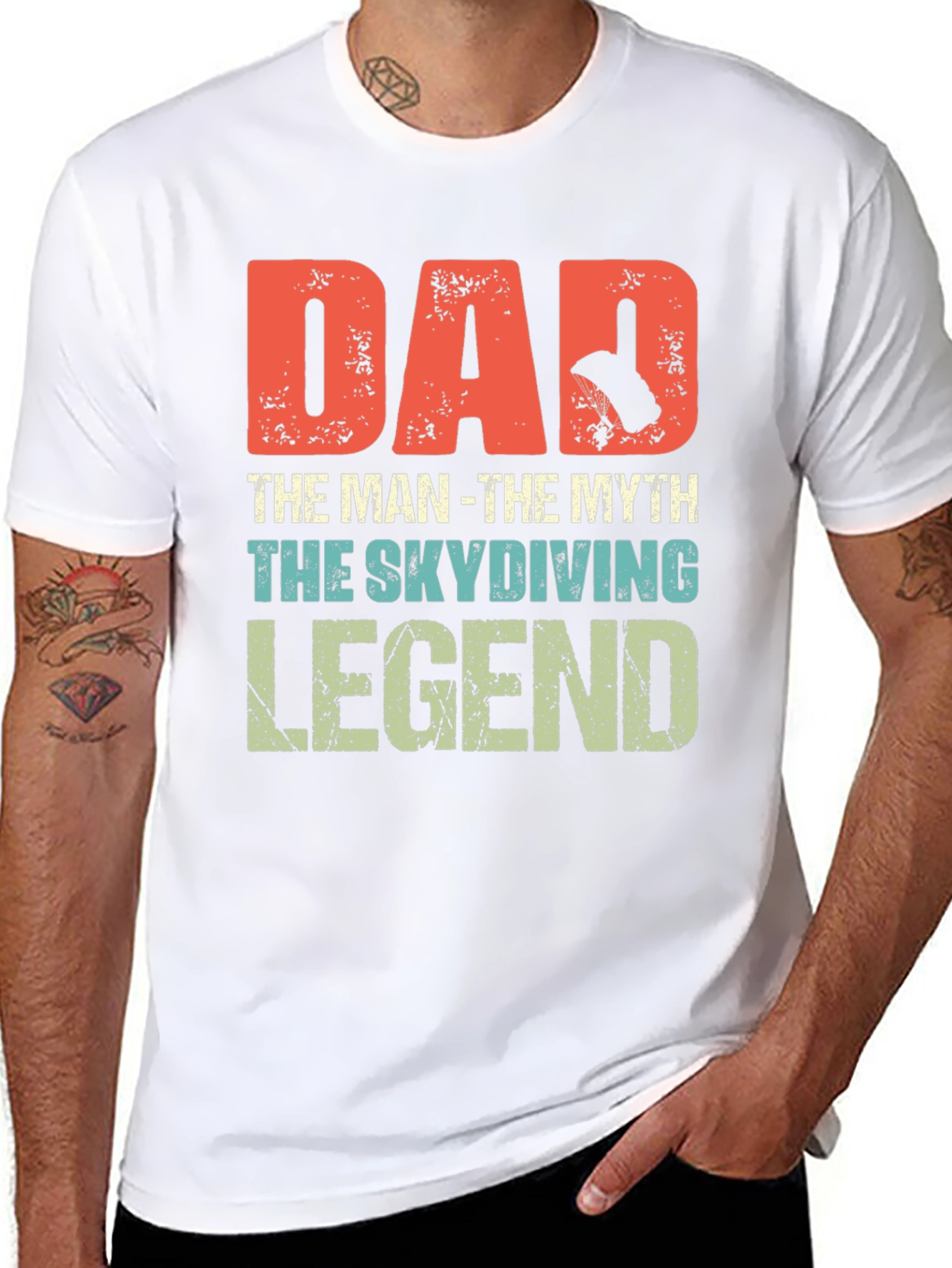 Dad The Skydiving Legend T-Shirt