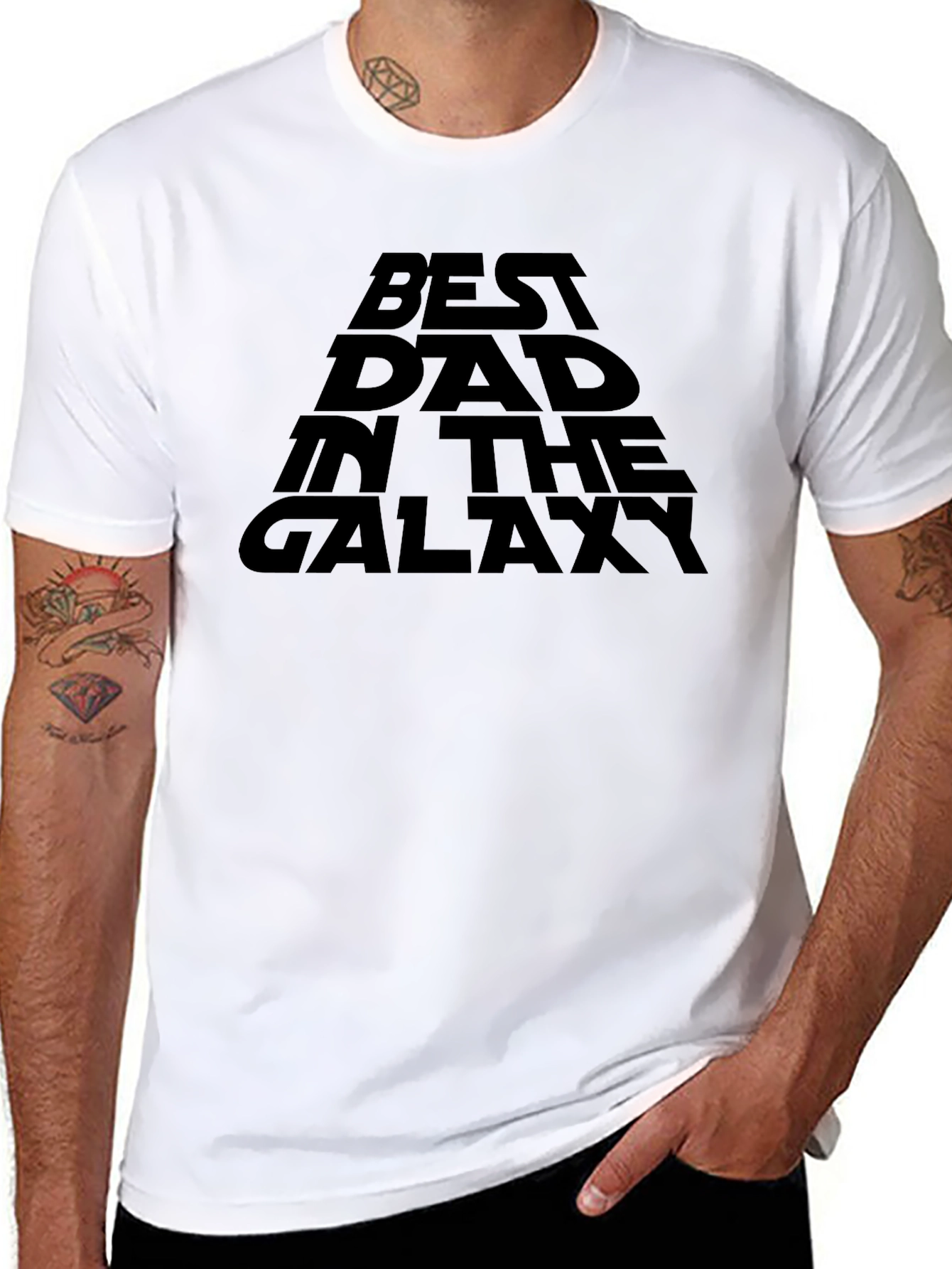 Best Dad In The Galaxy Graphic T-Shirt