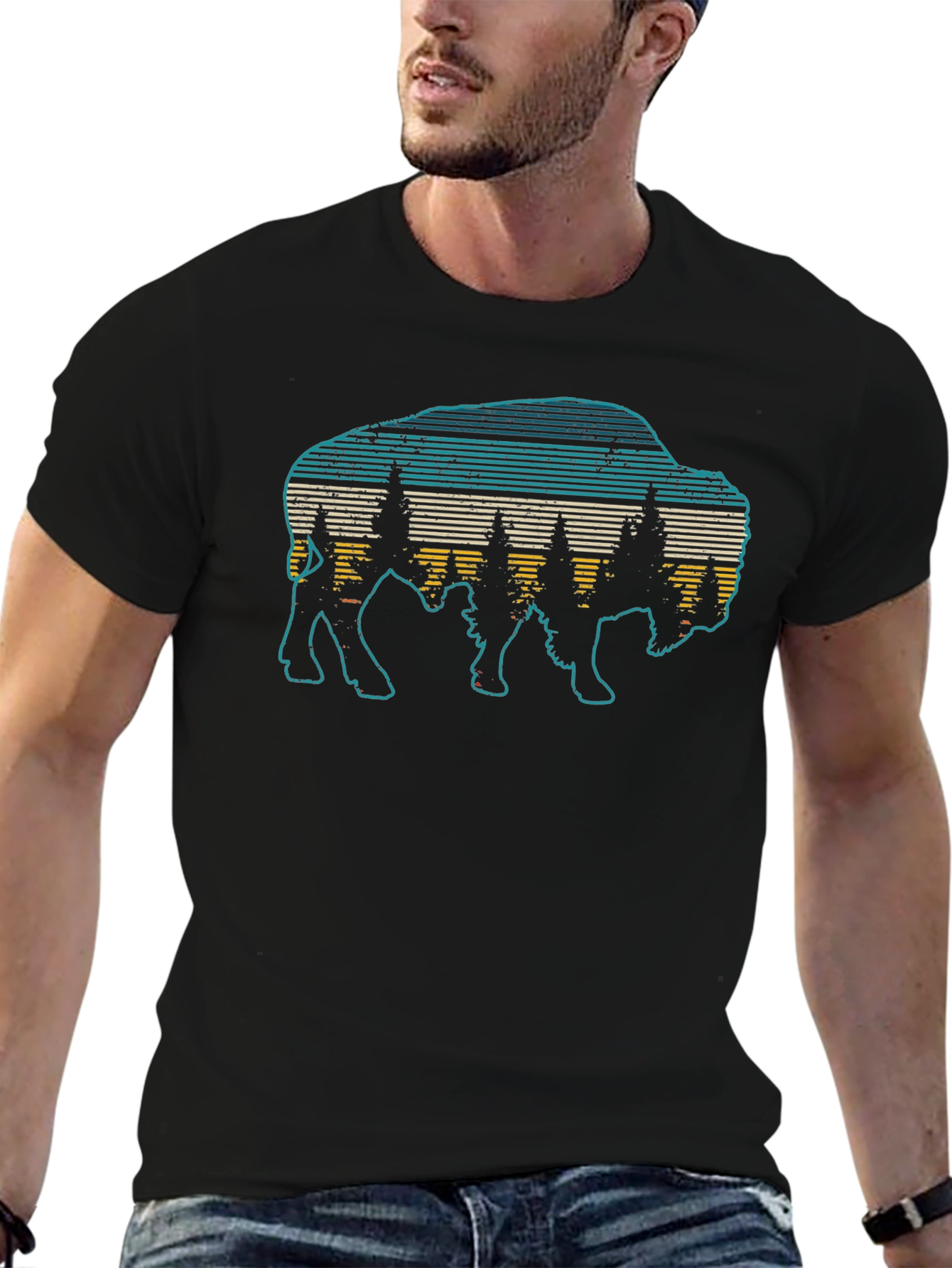 Buffalo Sunset Graphic Tee