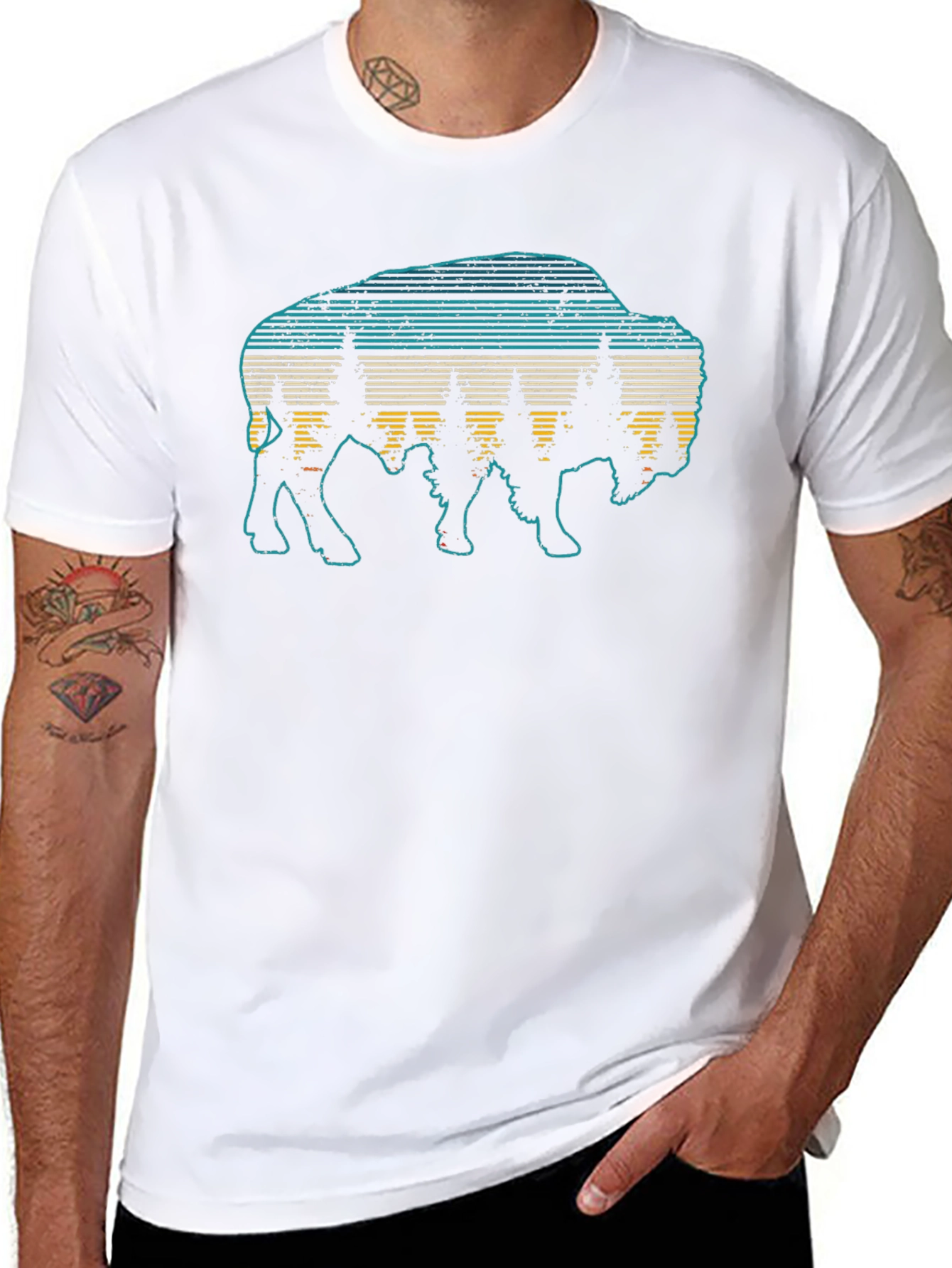 Buffalo Sunset Graphic Tee